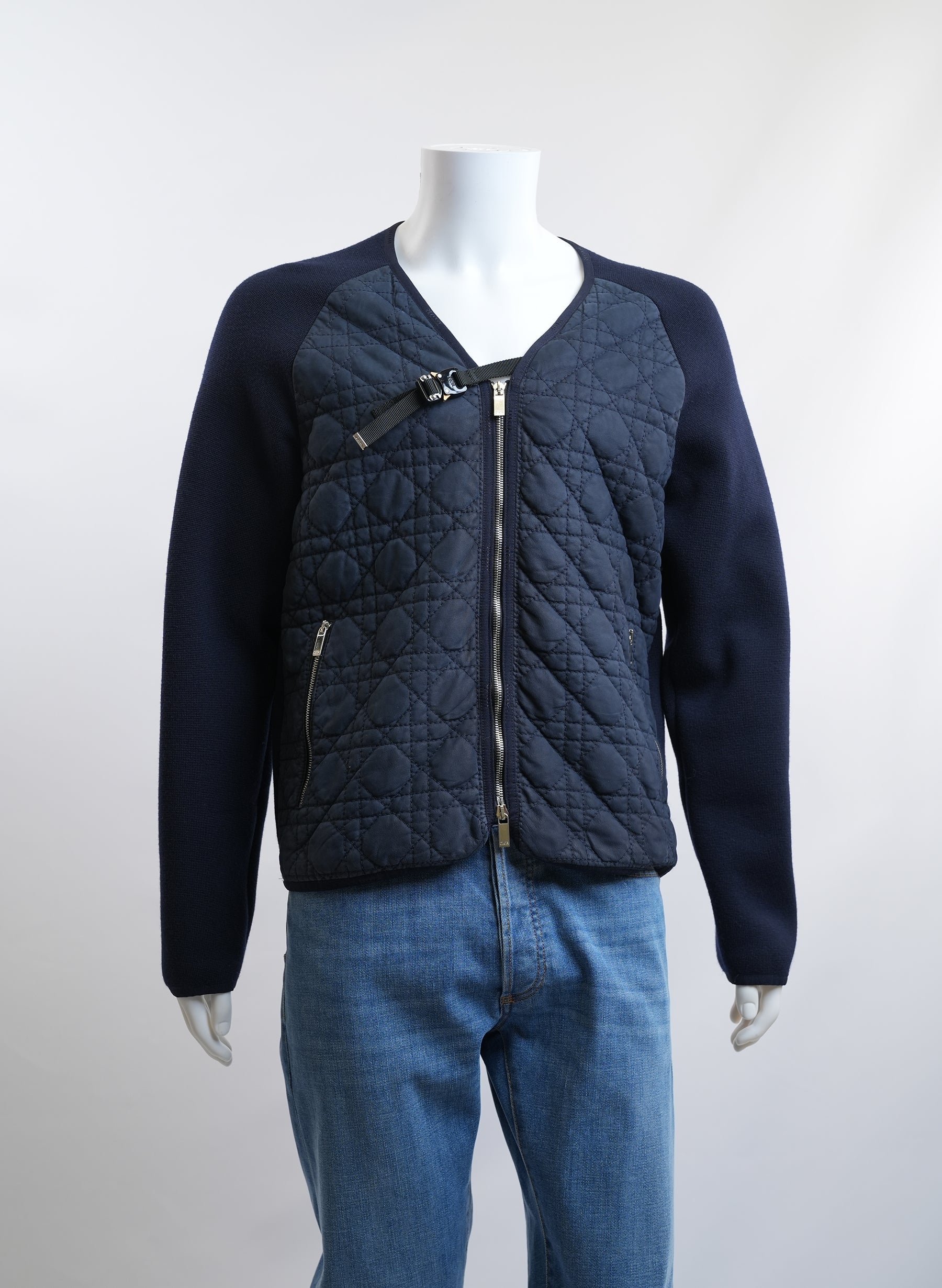 Christian Dior Cannage Zipped Jacket