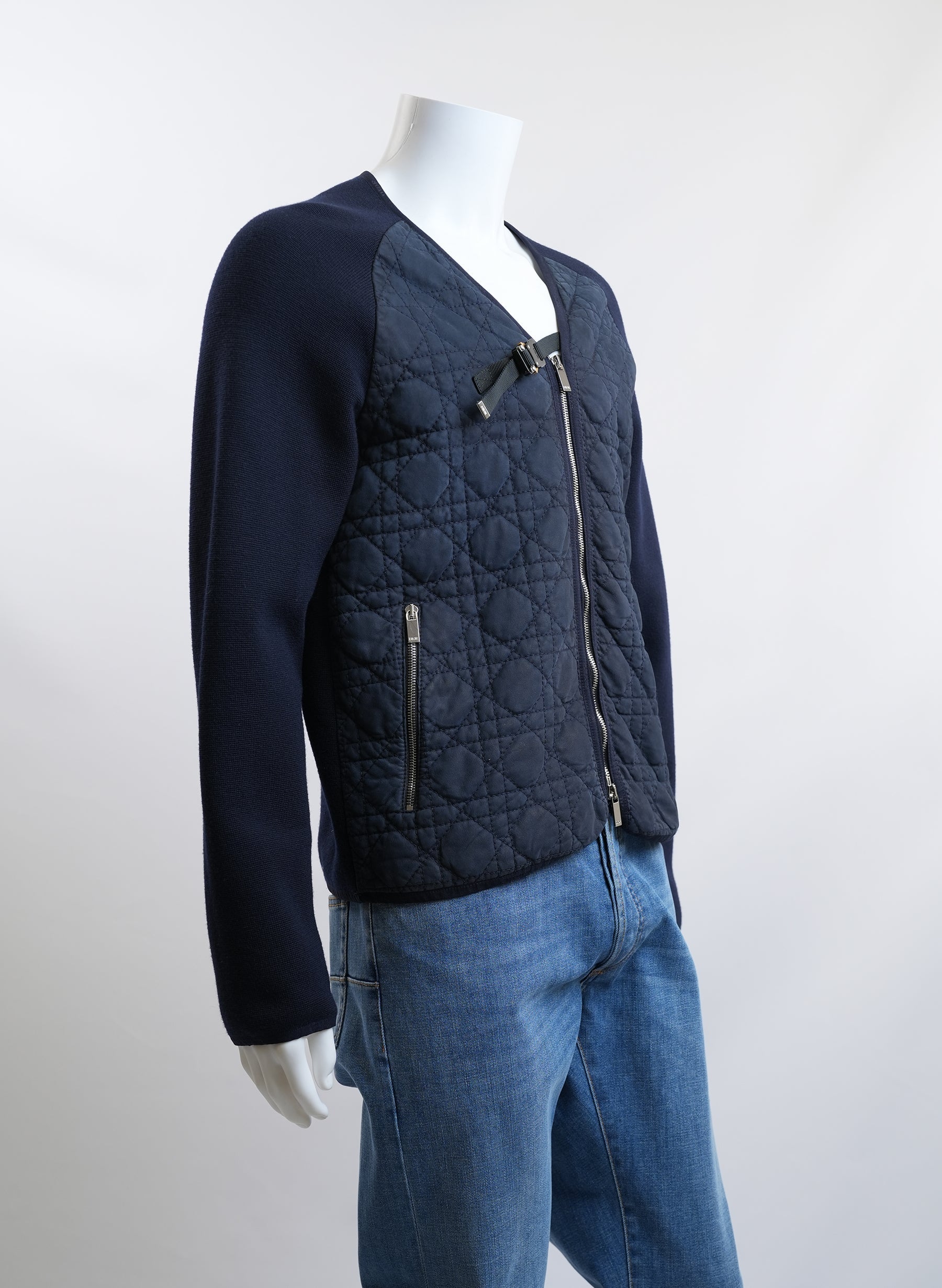 Christian Dior Cannage Zipped Jacket