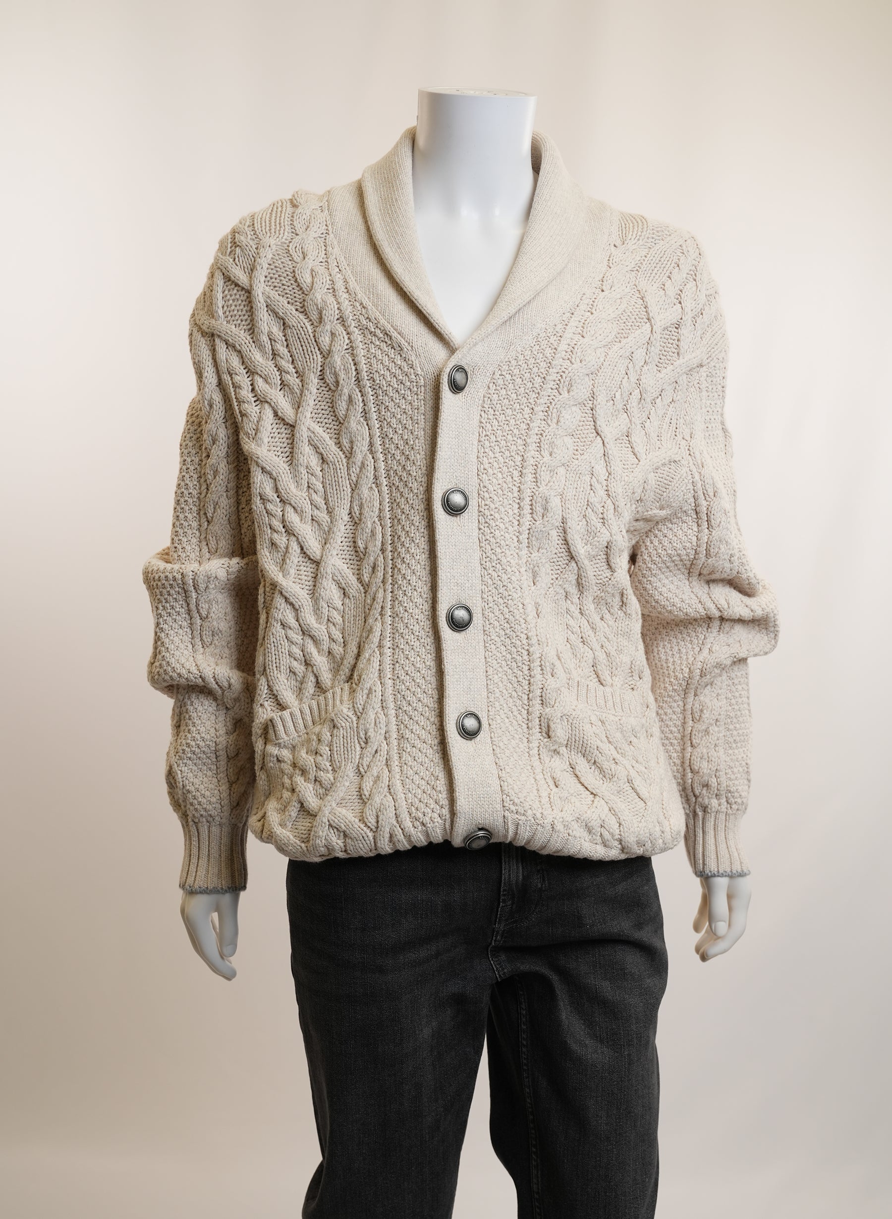 Brunello Cucinelli Cable Yarn Cashmere Cardigan