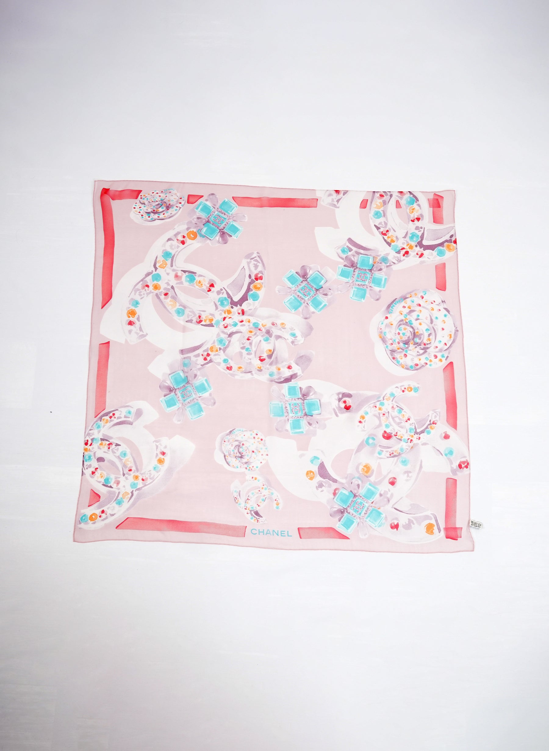 Chanel Gripoix Print Scarf