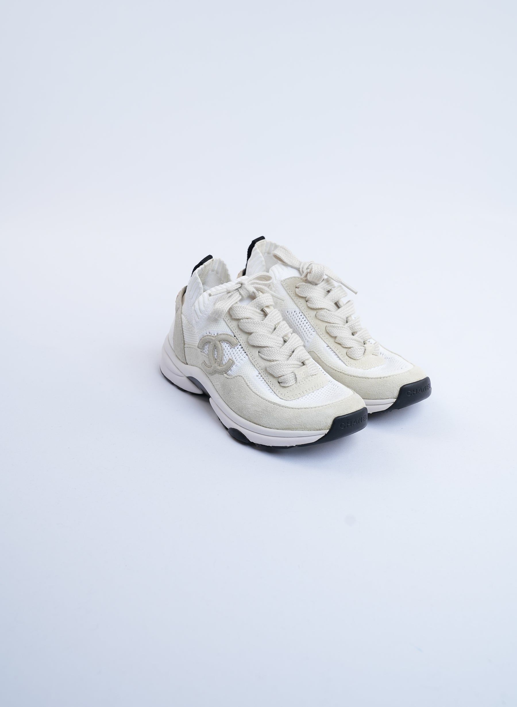 Chanel CC Logo Sneakers