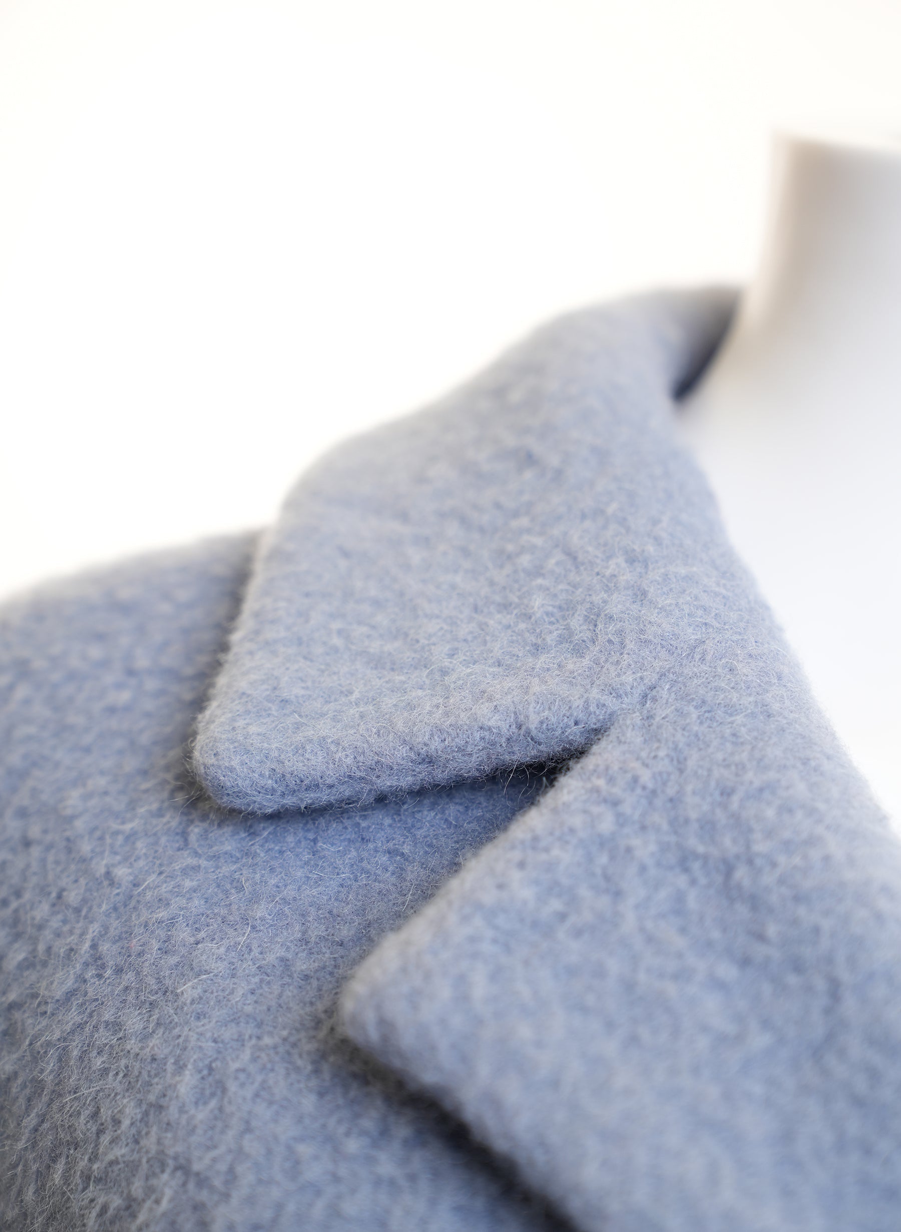 Max Mara Blue Wool Coat