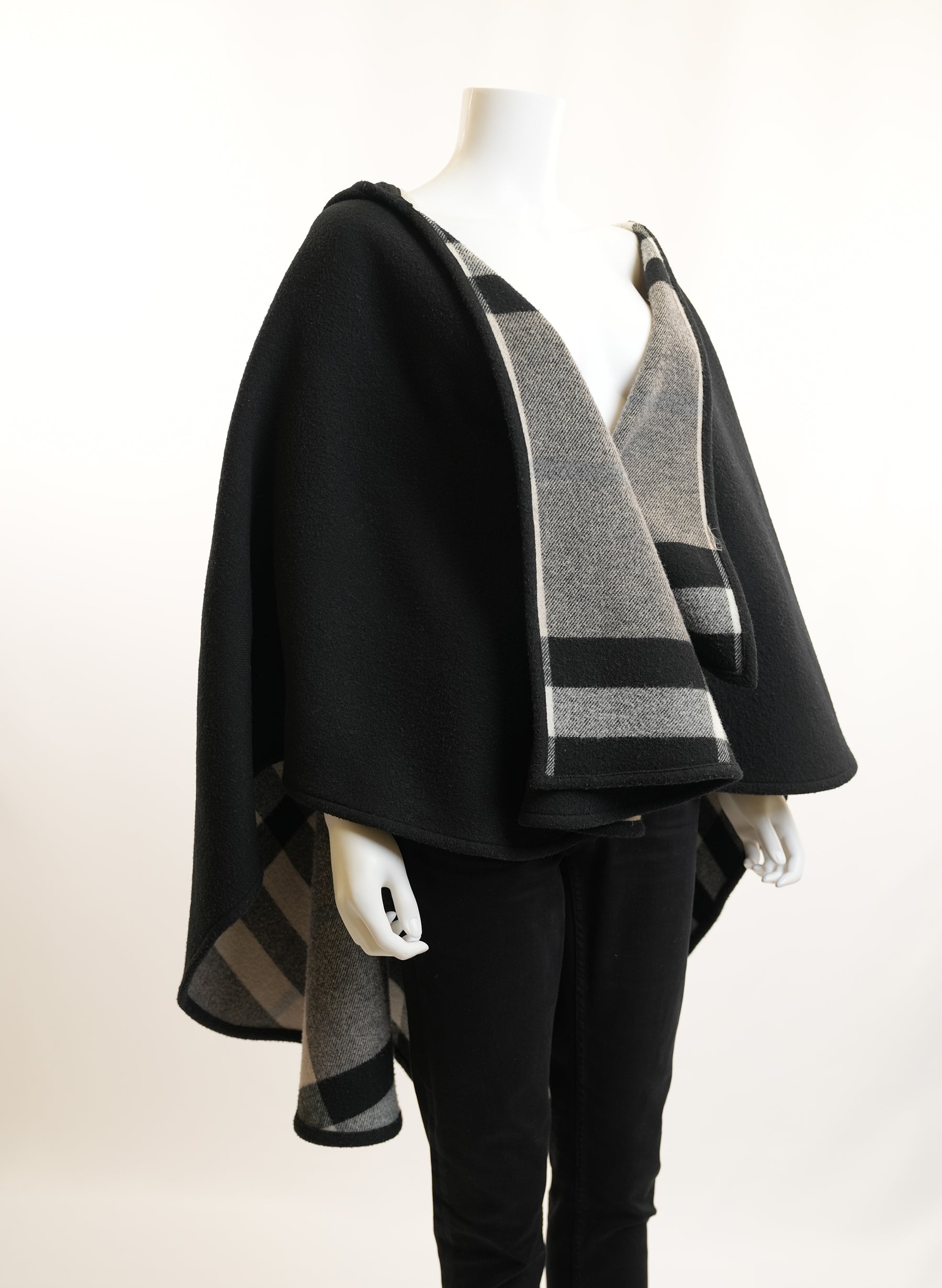 Burberry Hooded Cashmere Shawl