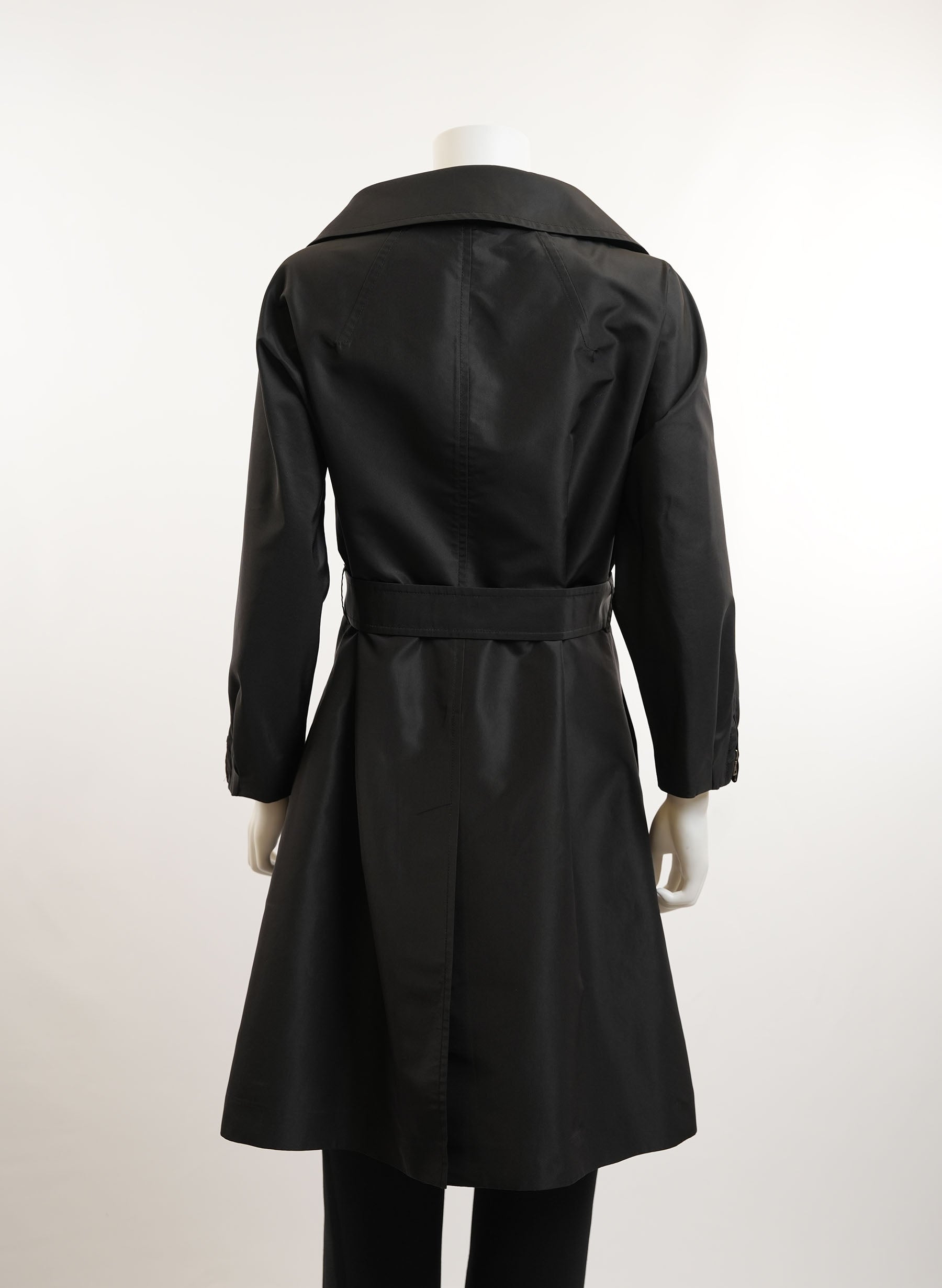 Trench-coat Prada en nylon ceinturé