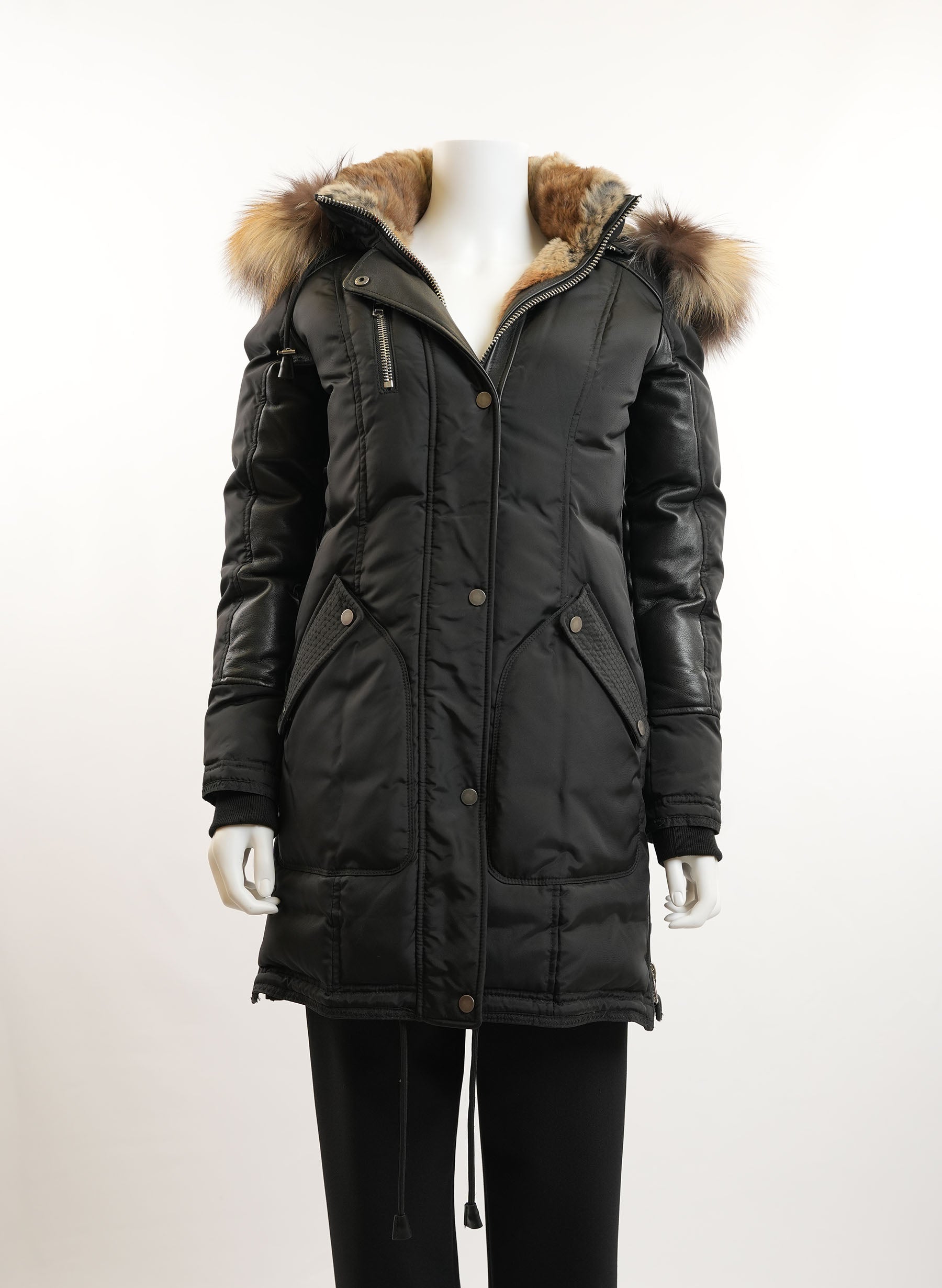 Parka en fourrure de renard Nicole Benisti Brera