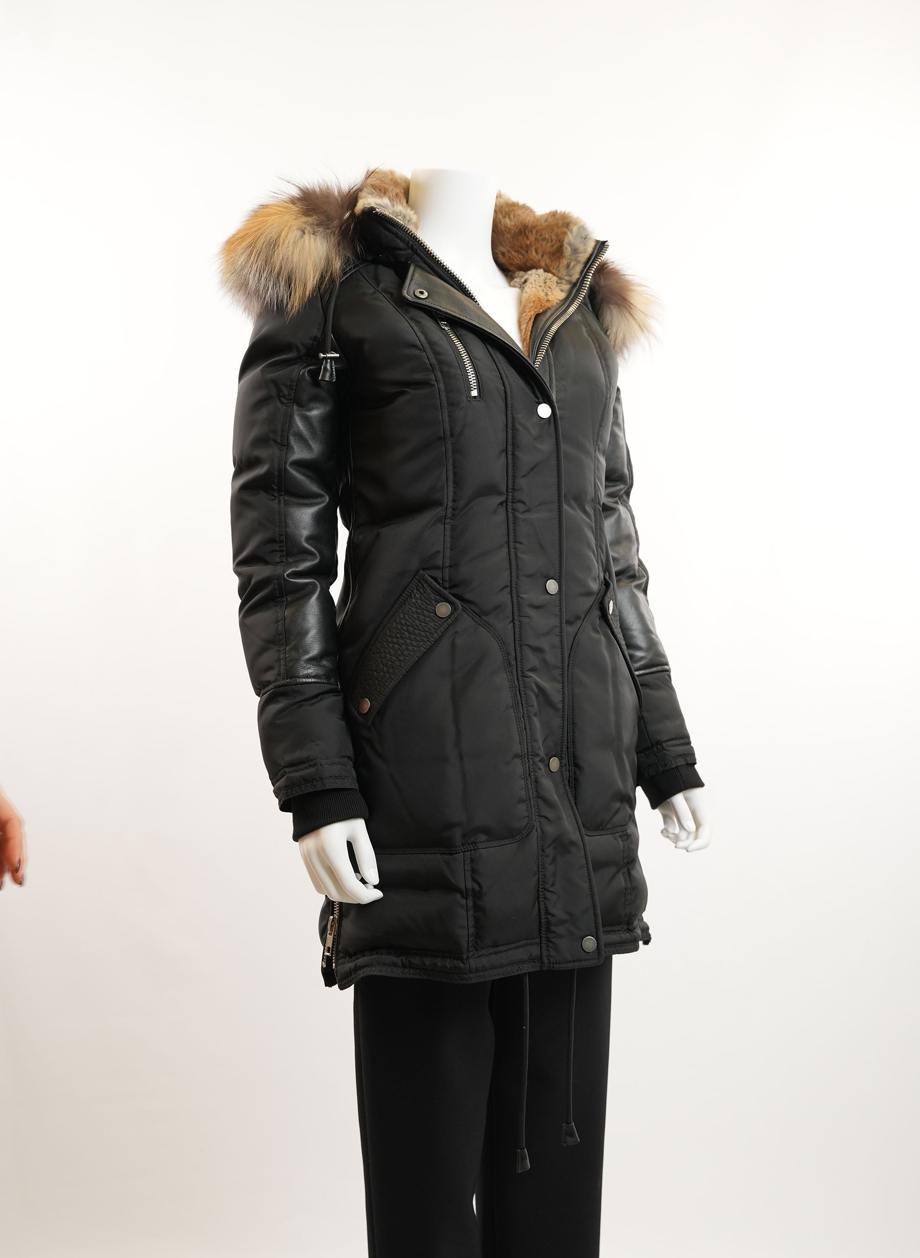 Parka en fourrure de renard Nicole Benisti Brera