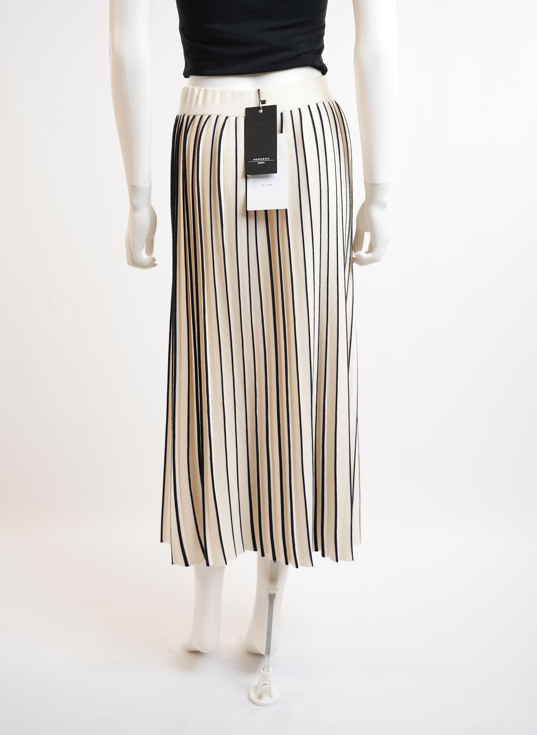 Jupe plissée extensible Max Mara