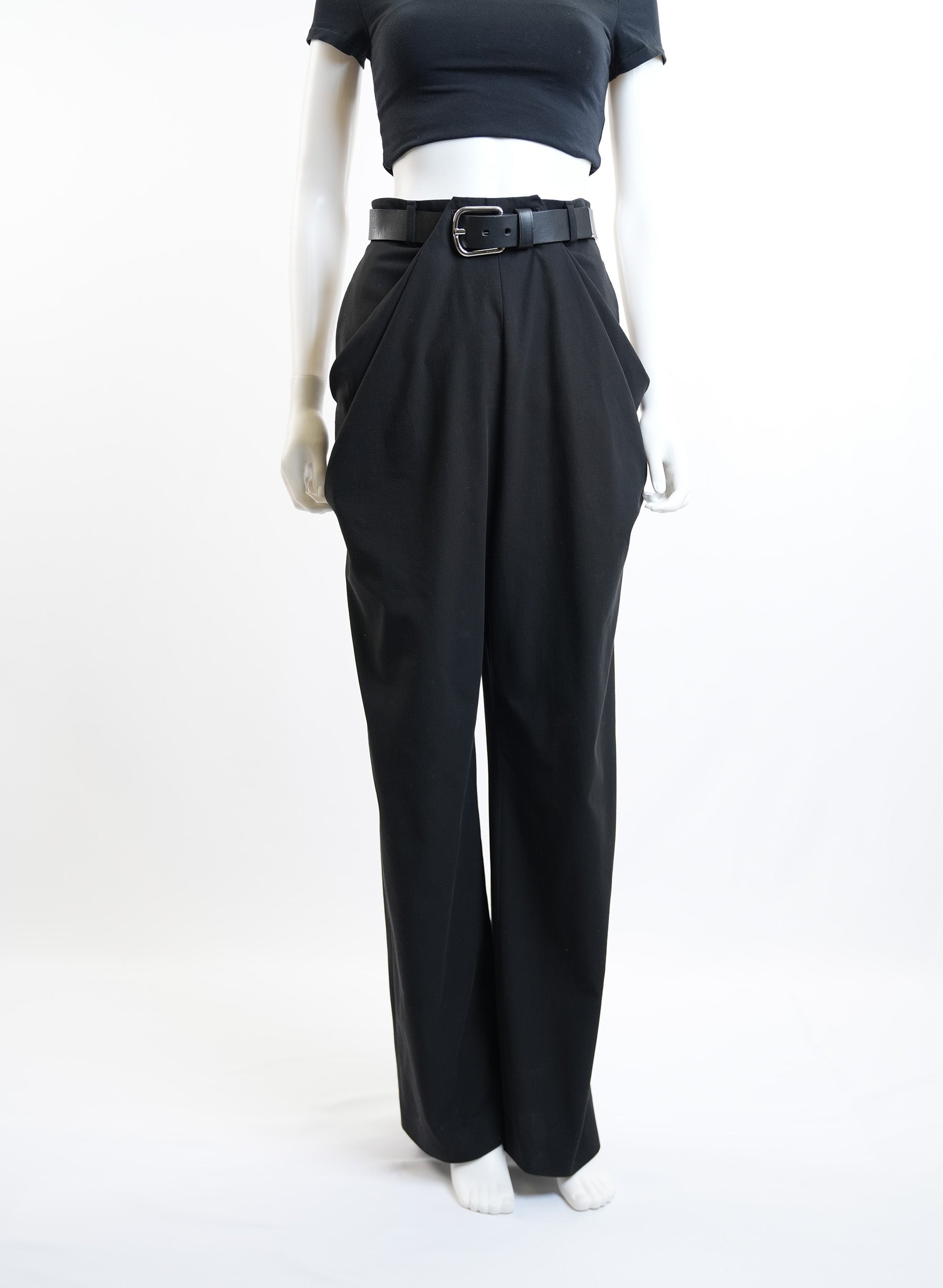 Loewe Black Pants With Belt