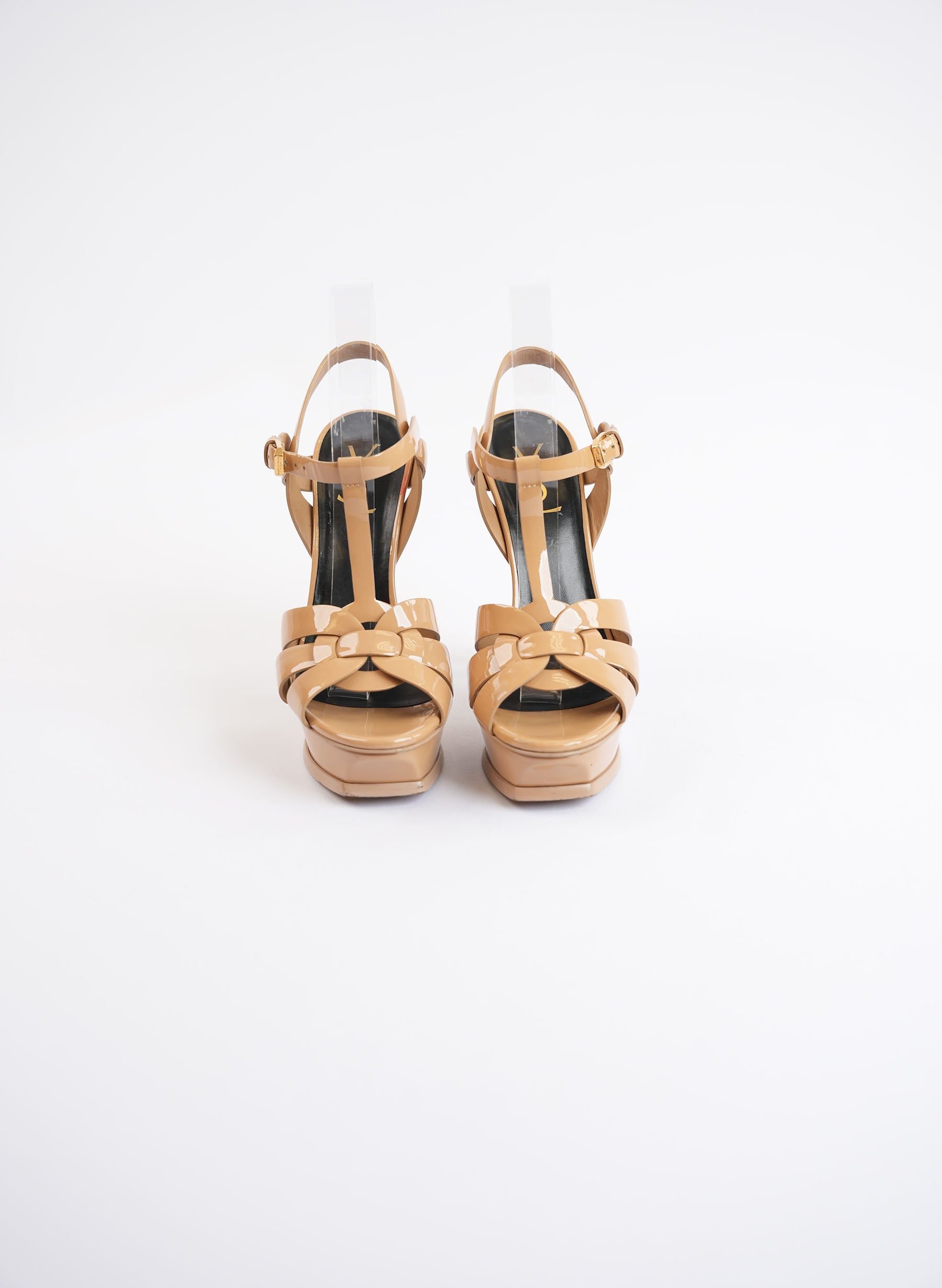 Saint Laurent Tribute Platform Patent Leather Heels
