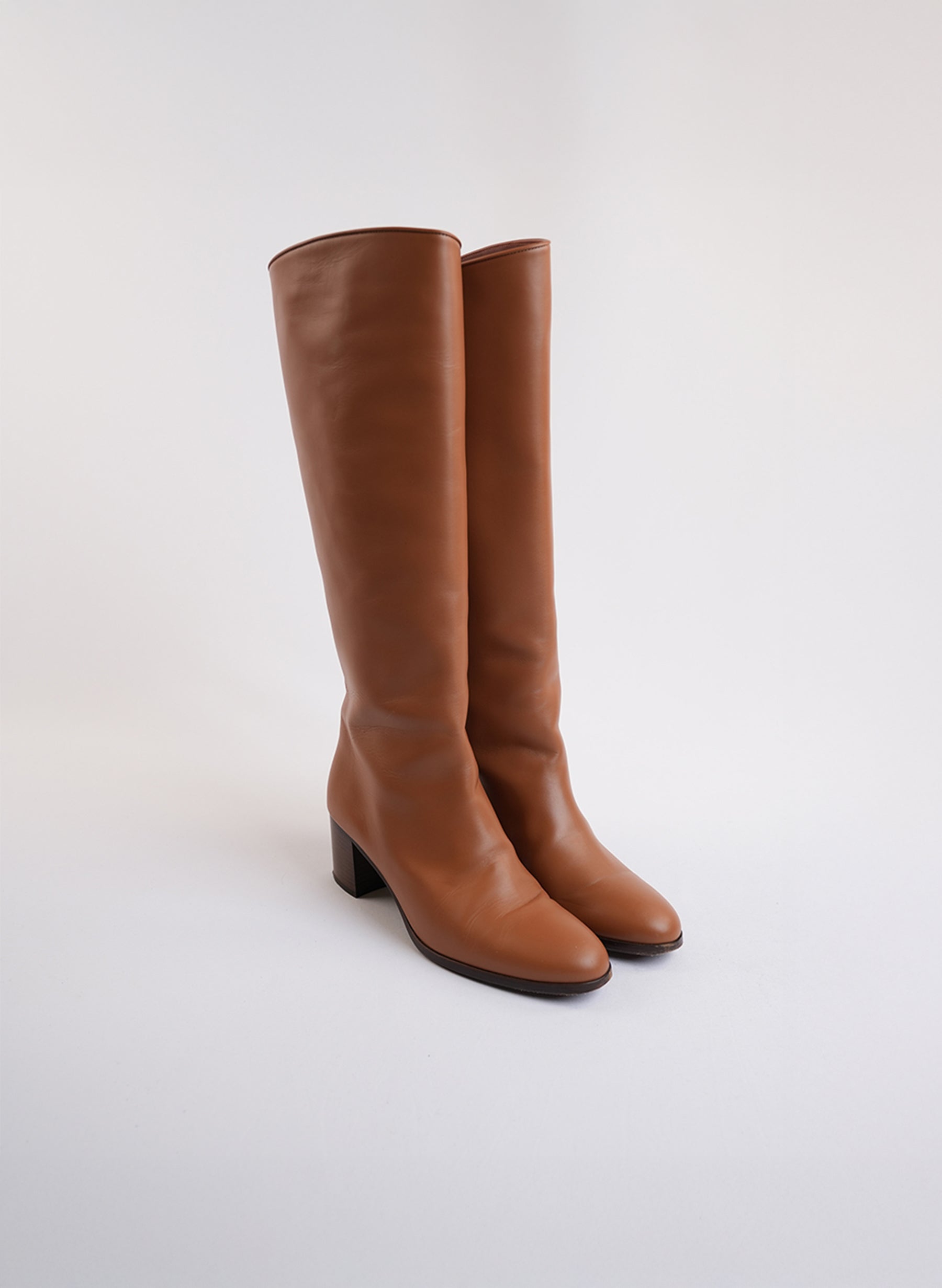 Loro Piana Camel Heel Boots