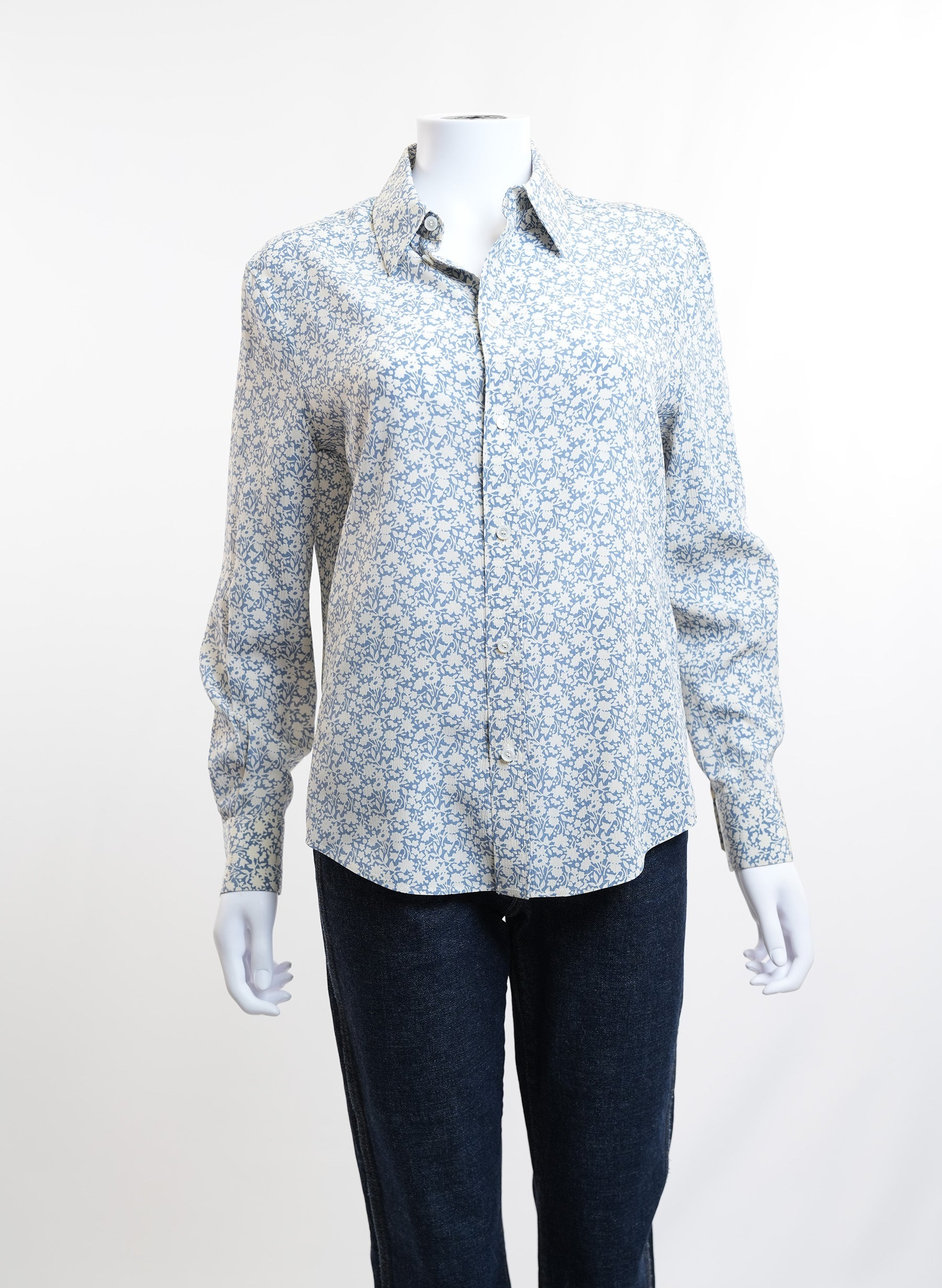 Celine Floral Print Button Down