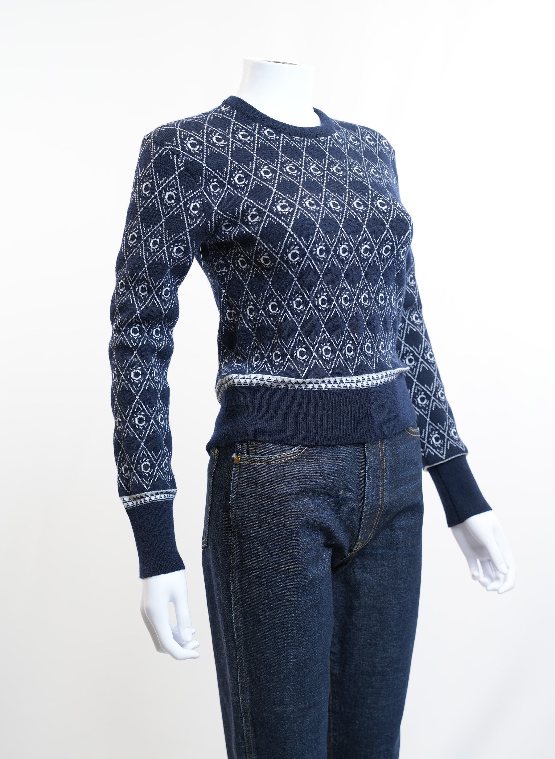 Chloe Wool Printed Sweater