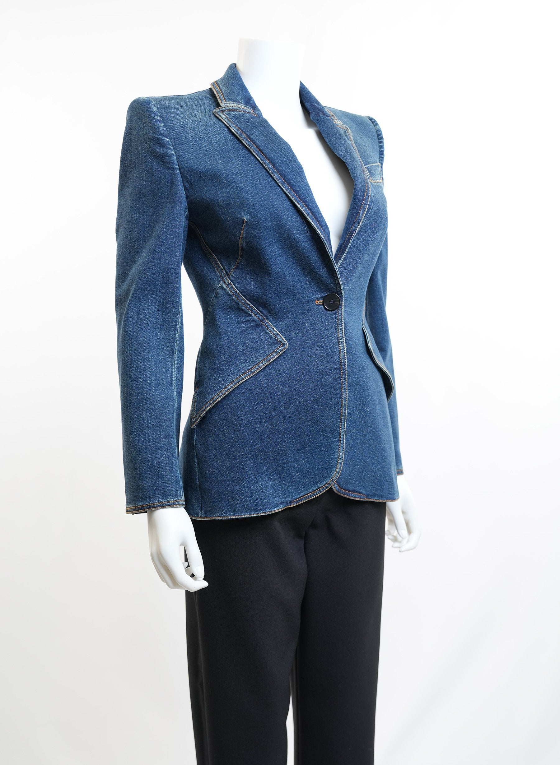 Alexander McQueen Denim Blazer