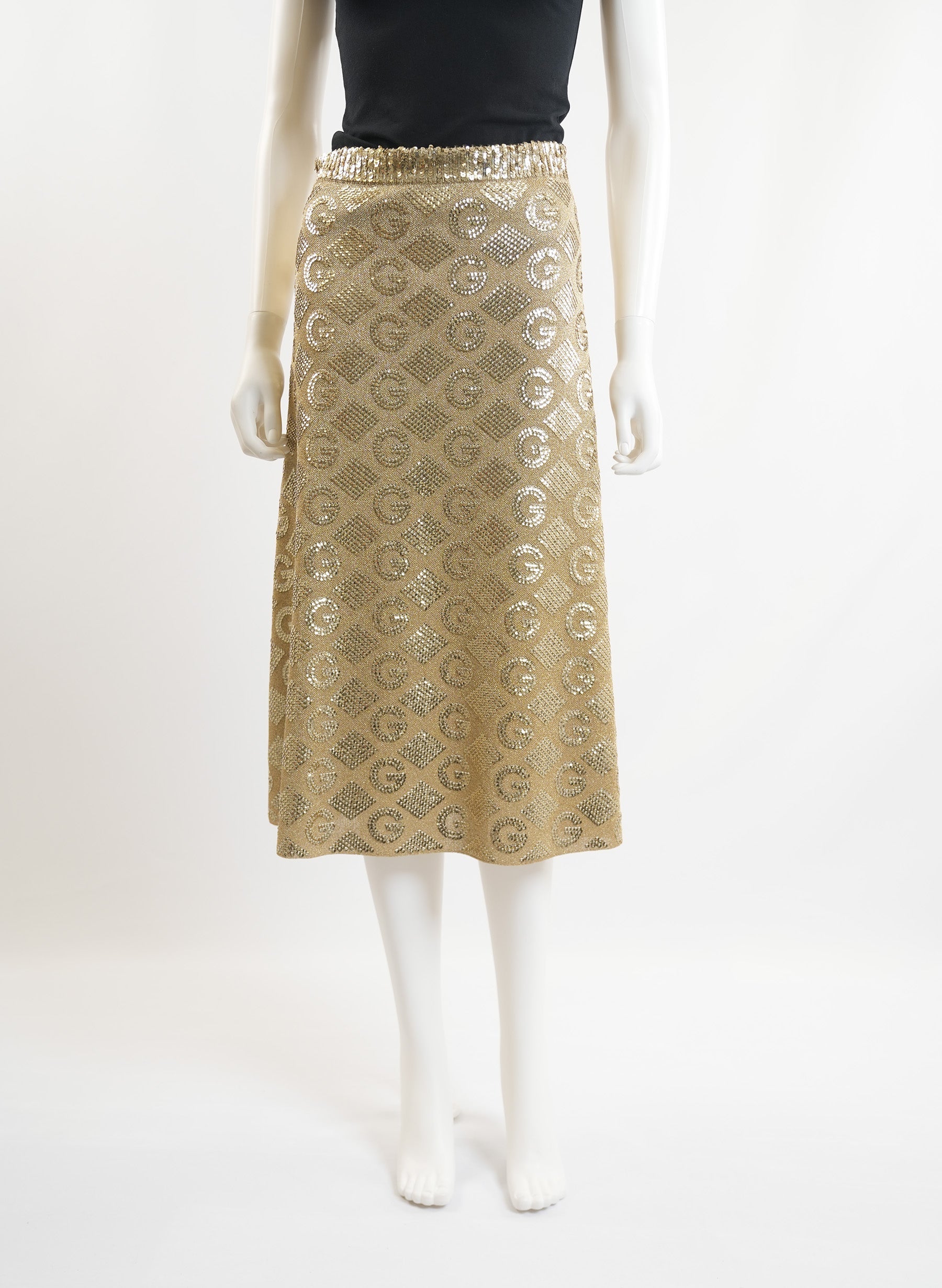 Jupe Gucci G Rhombi Jacquard