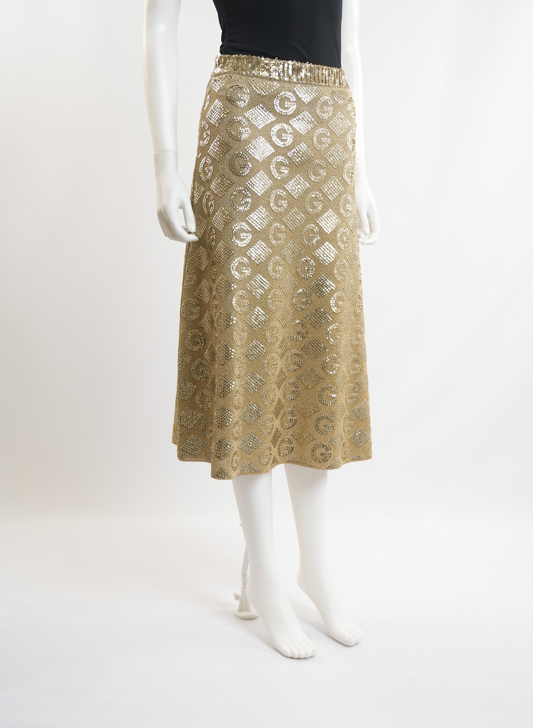 Jupe Gucci G Rhombi Jacquard