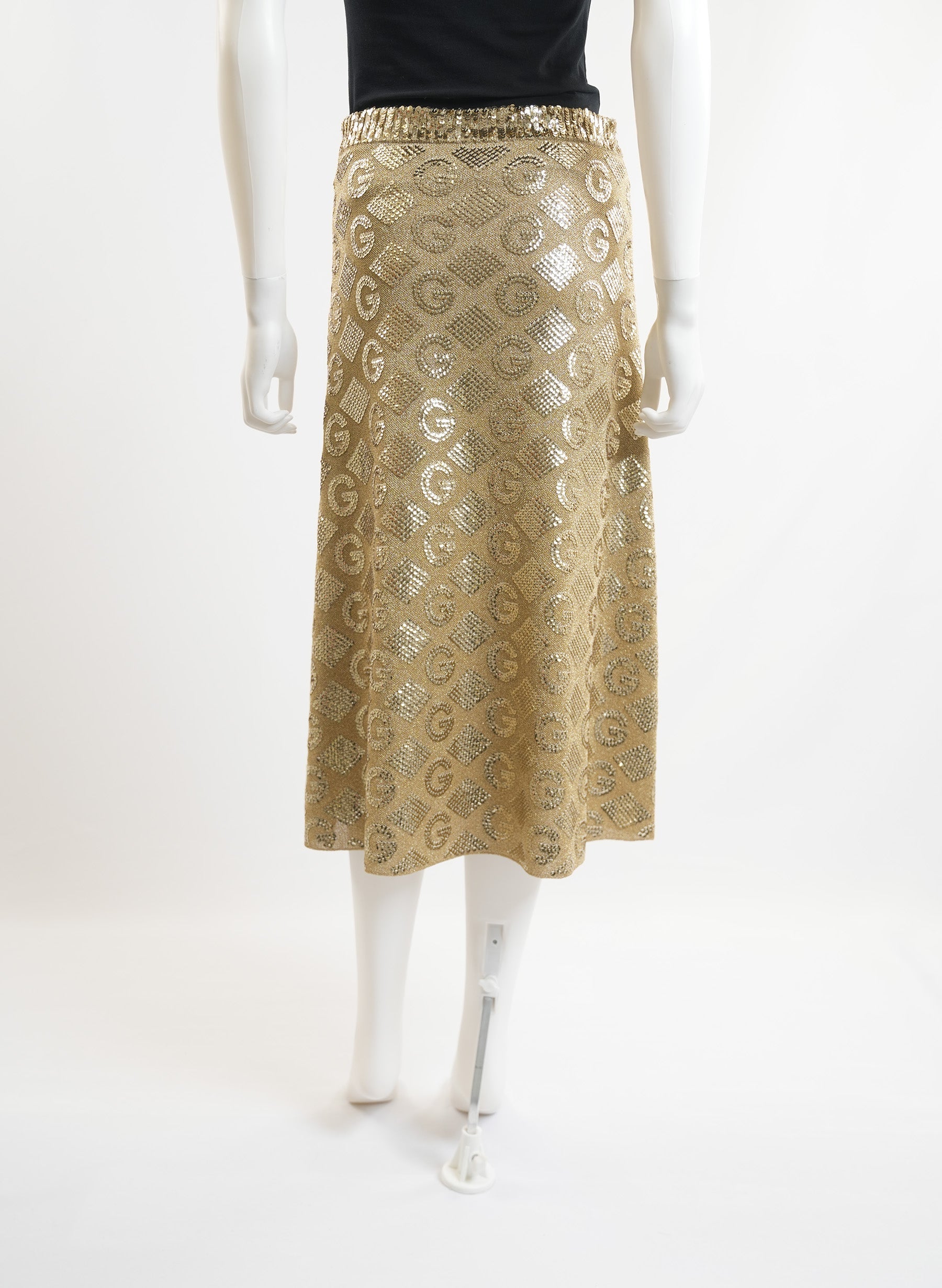 Jupe Gucci G Rhombi Jacquard