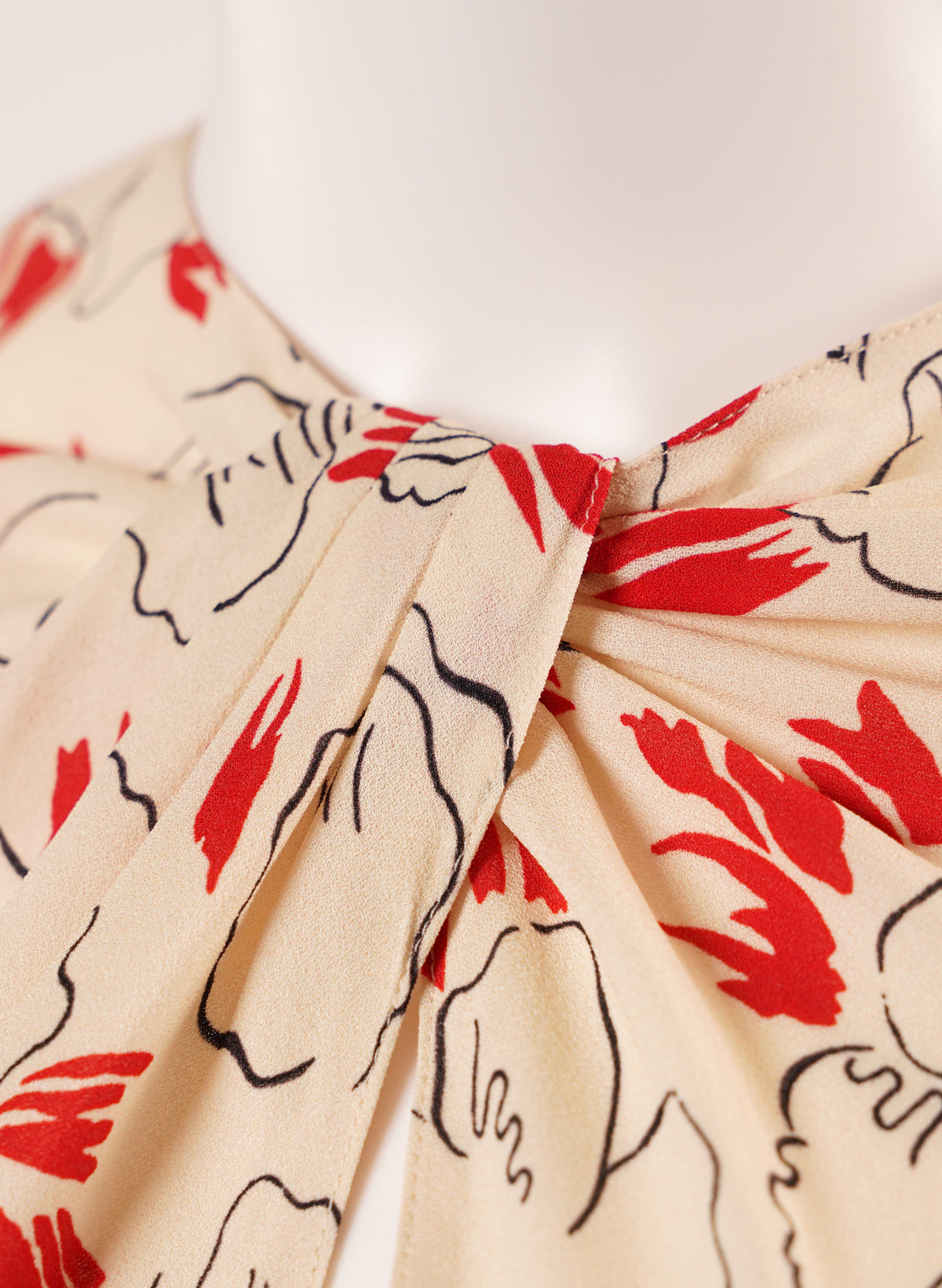 Robe Prada Primula imprimée Sabl√©