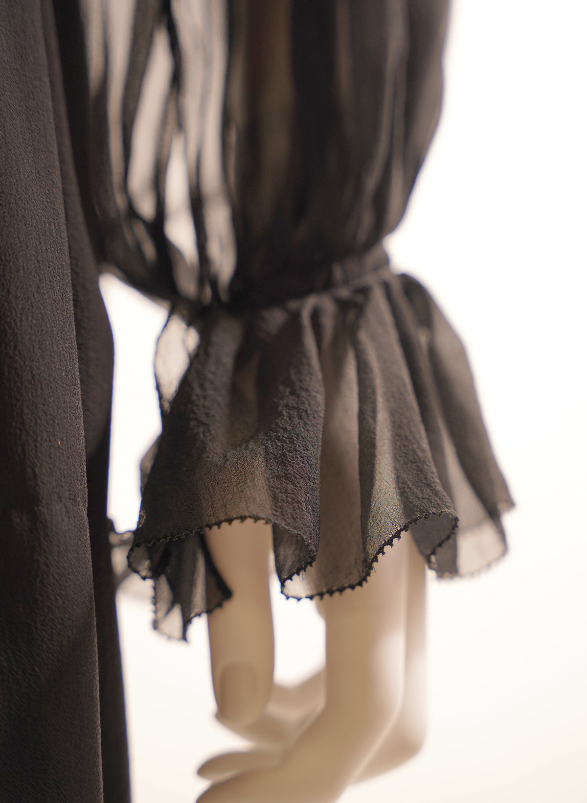 Robe en soie Saint Laurent mi-longue