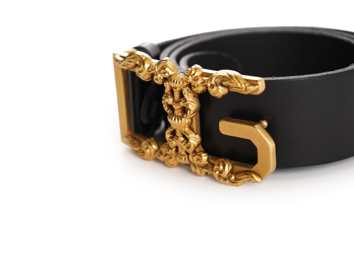 Ceinture Dolce & Gabbana à logo baroque