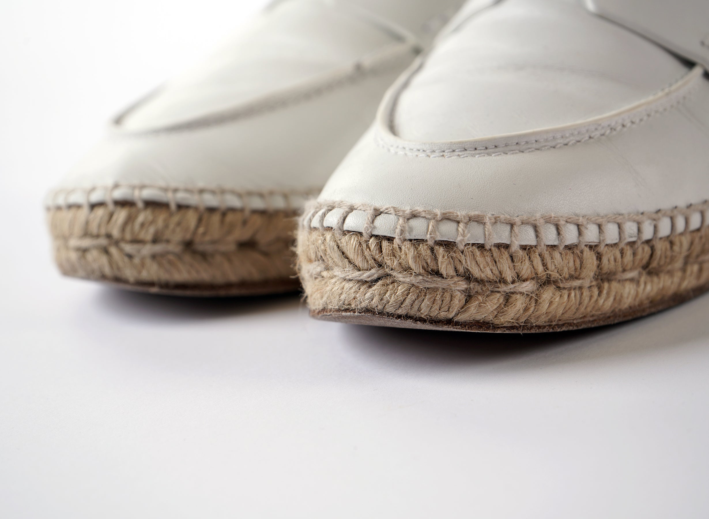 Espadrilles Hermès en cuir de veau Trip