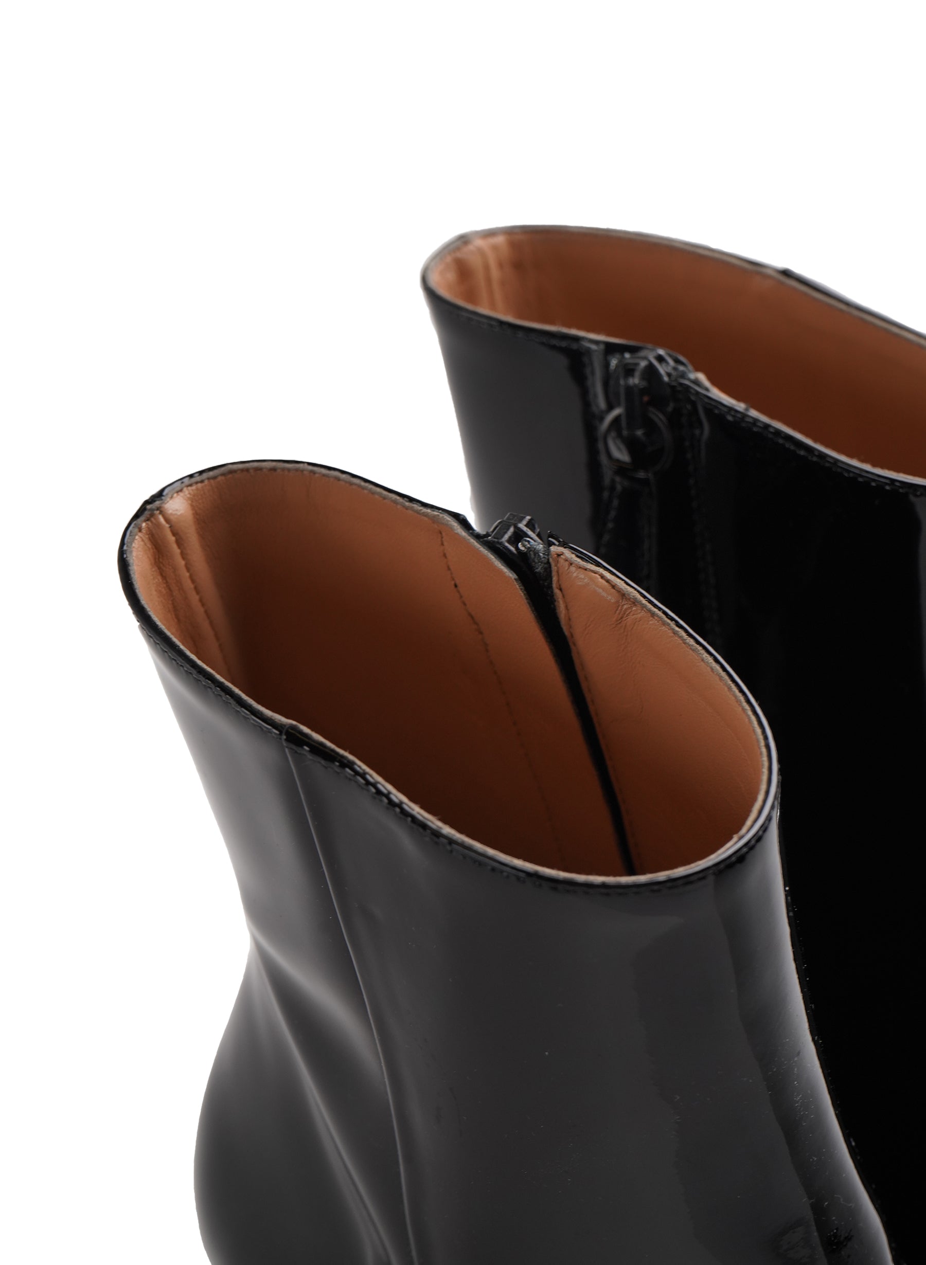 Bottines vernies à bout pointu Alma d'Aquazzura