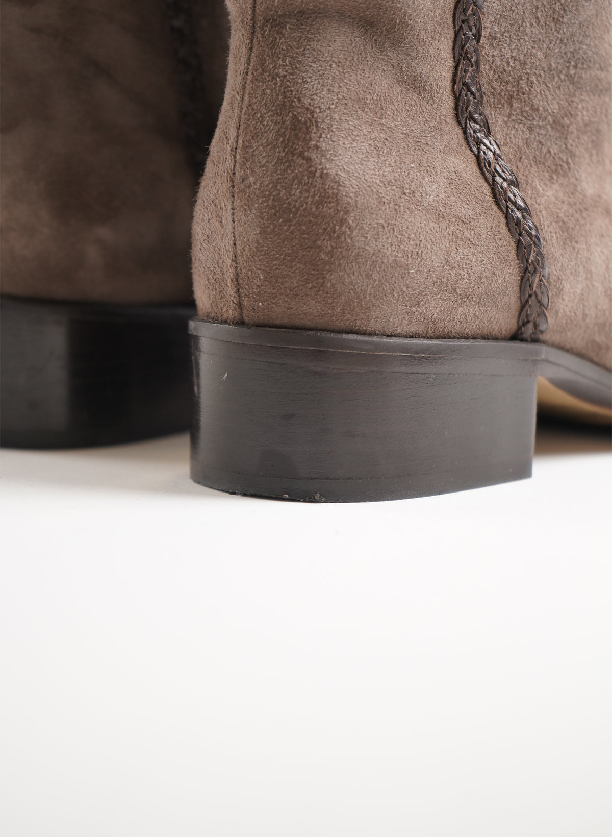 Lavorazione Artigiana bottes hautes en daim