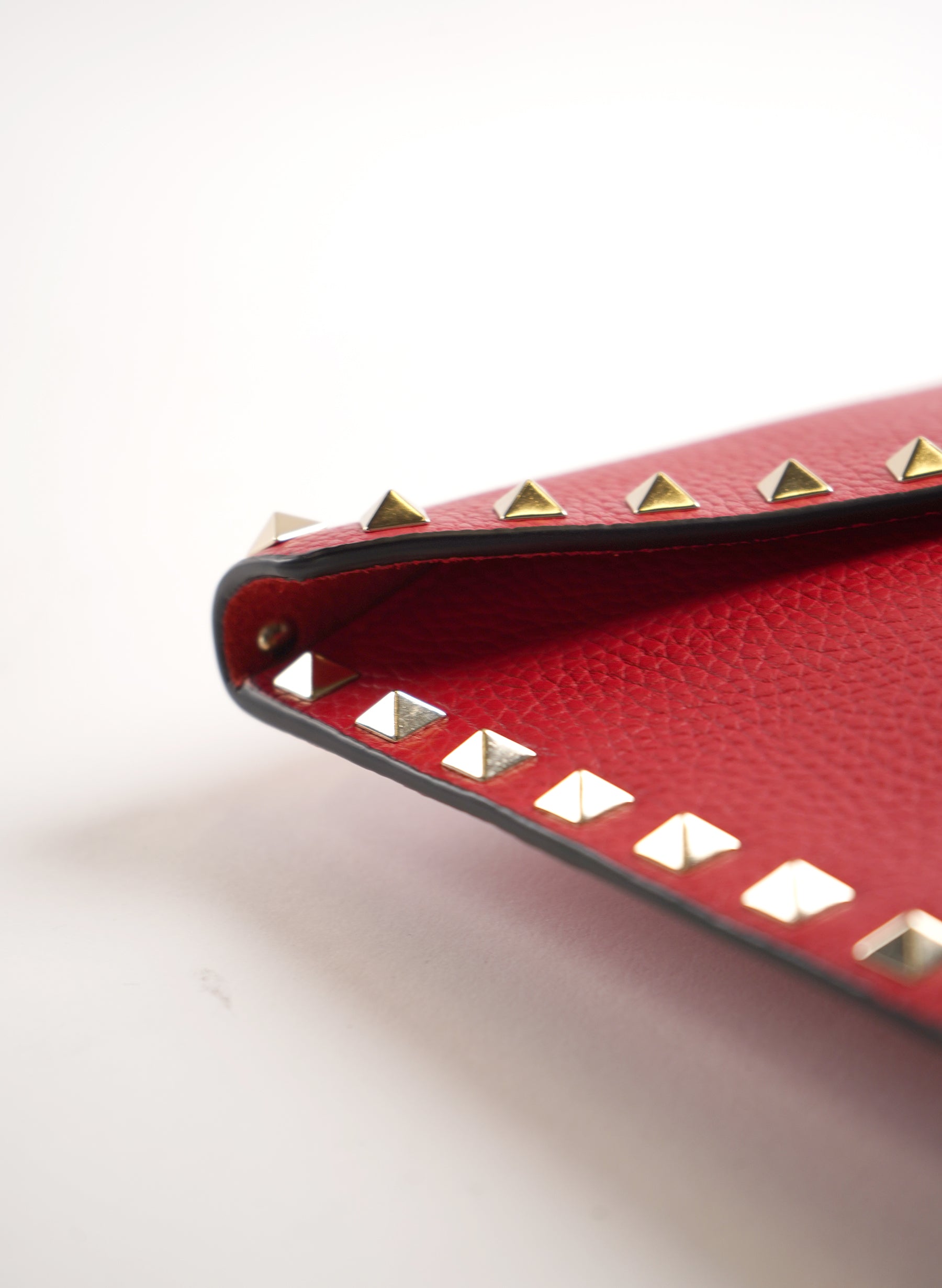 Pochette en cuir Valentino Rockstud grand format