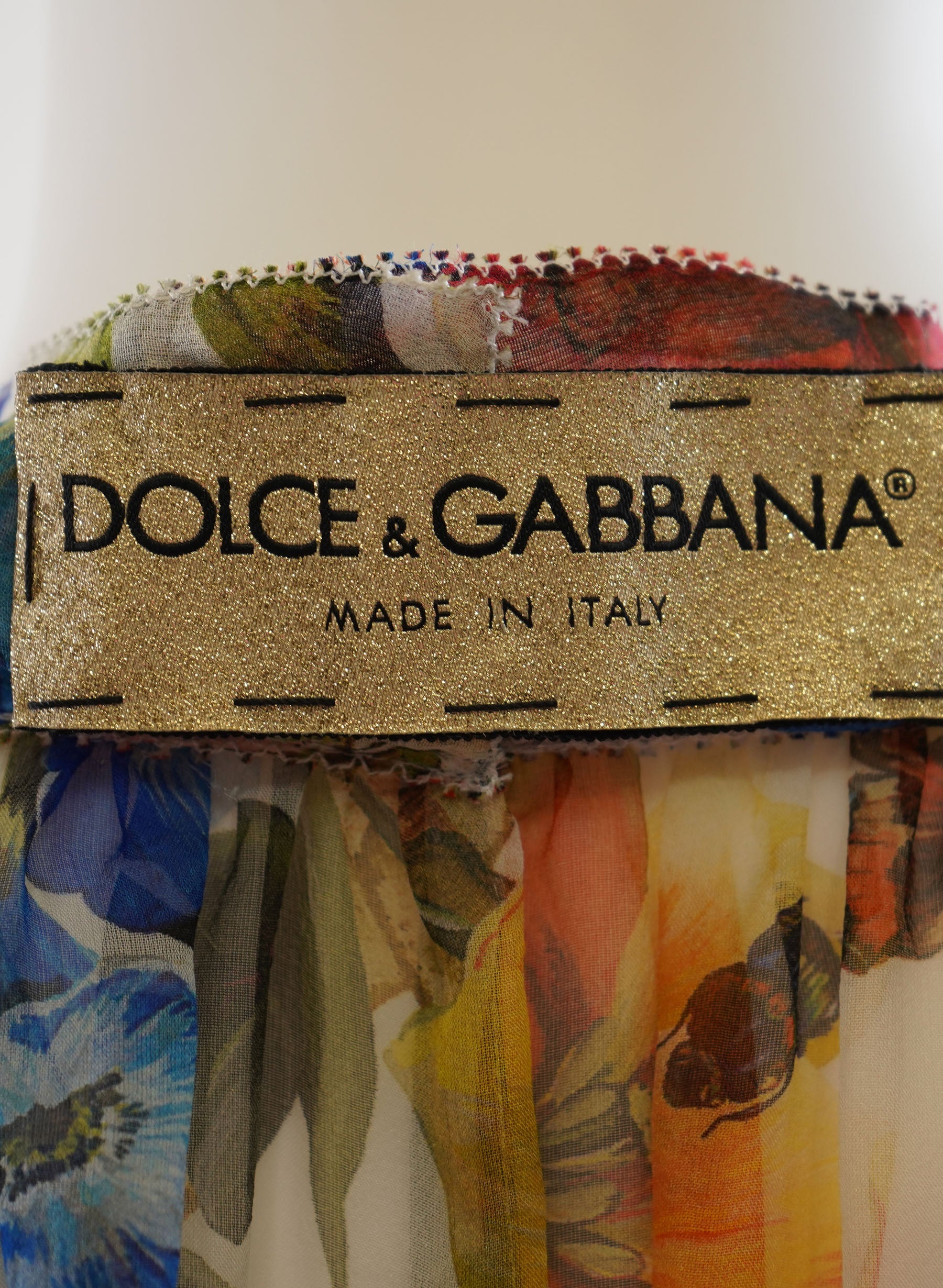 Chemisier Dolce & Gabbana en soie transparente à fleurs