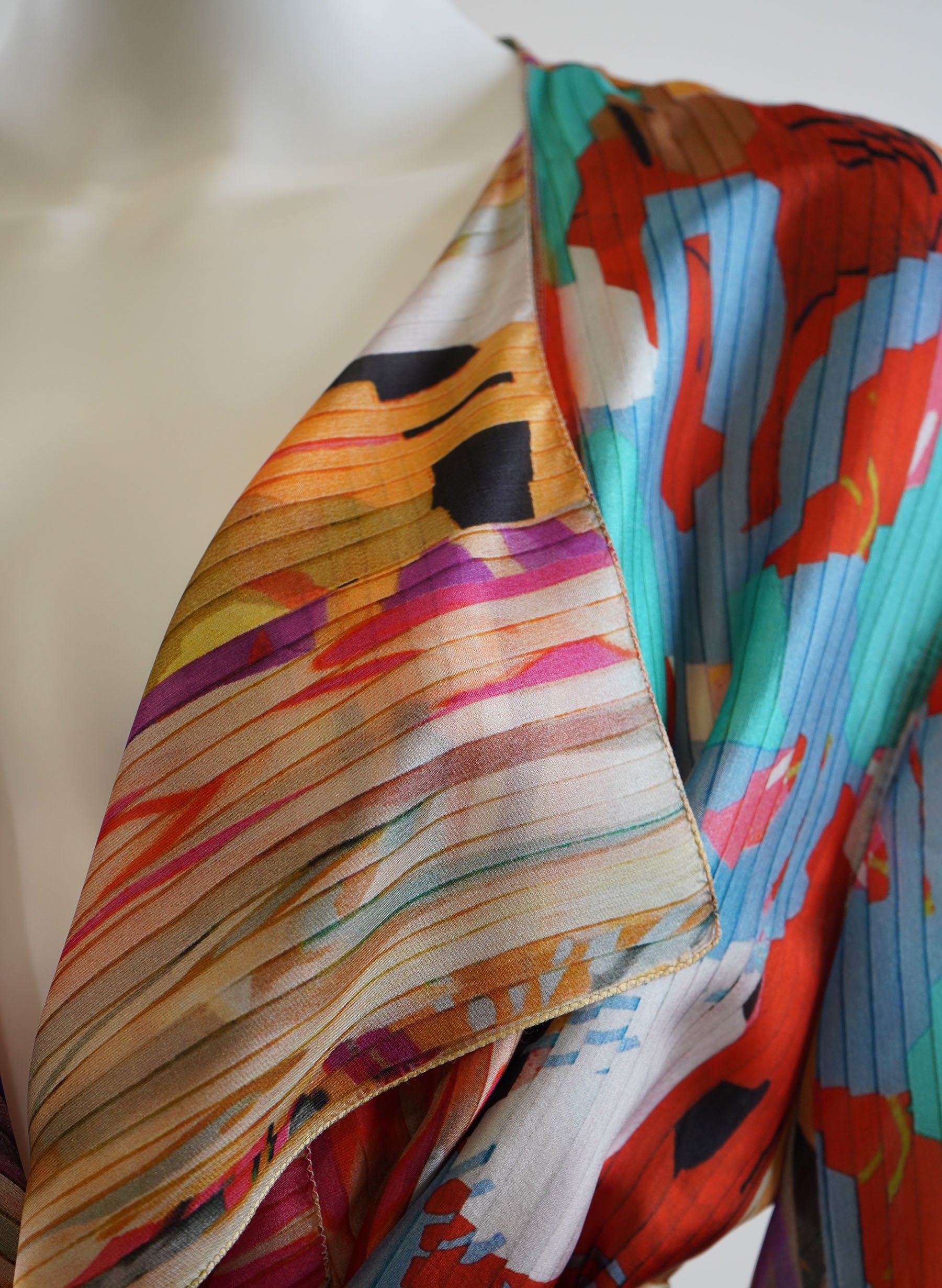 Etro Silk Multicolore Plumeau