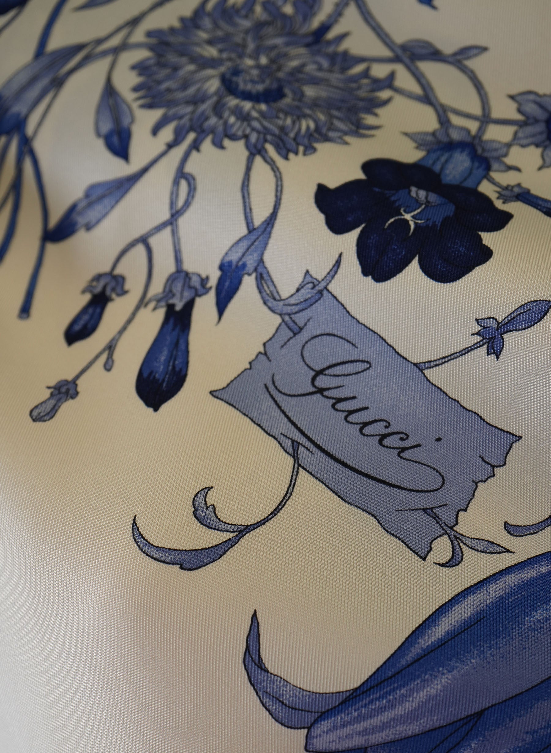 Écharpe Gucci à imprimé floral