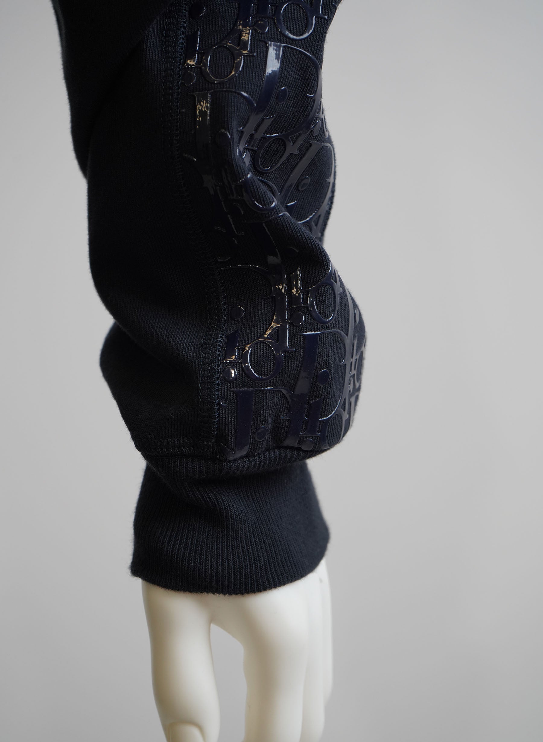 Sweat-shirt oversize Christian Dior à bande oblique