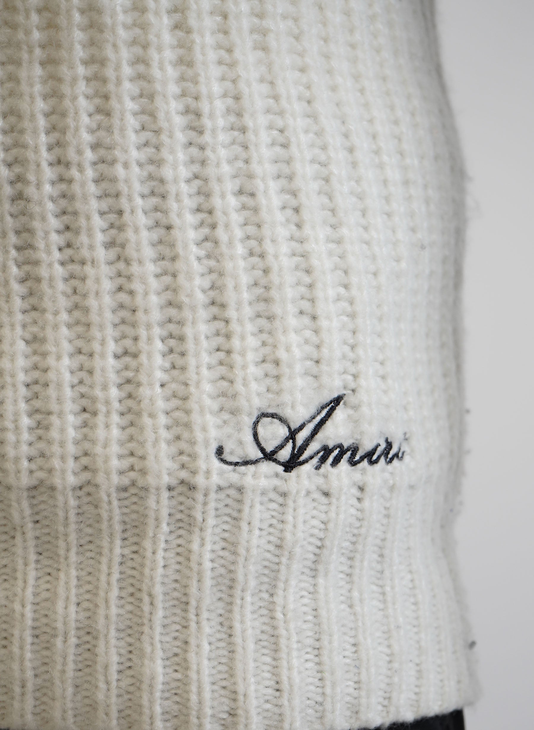 Pull Amiri en cachemire color block à col rond