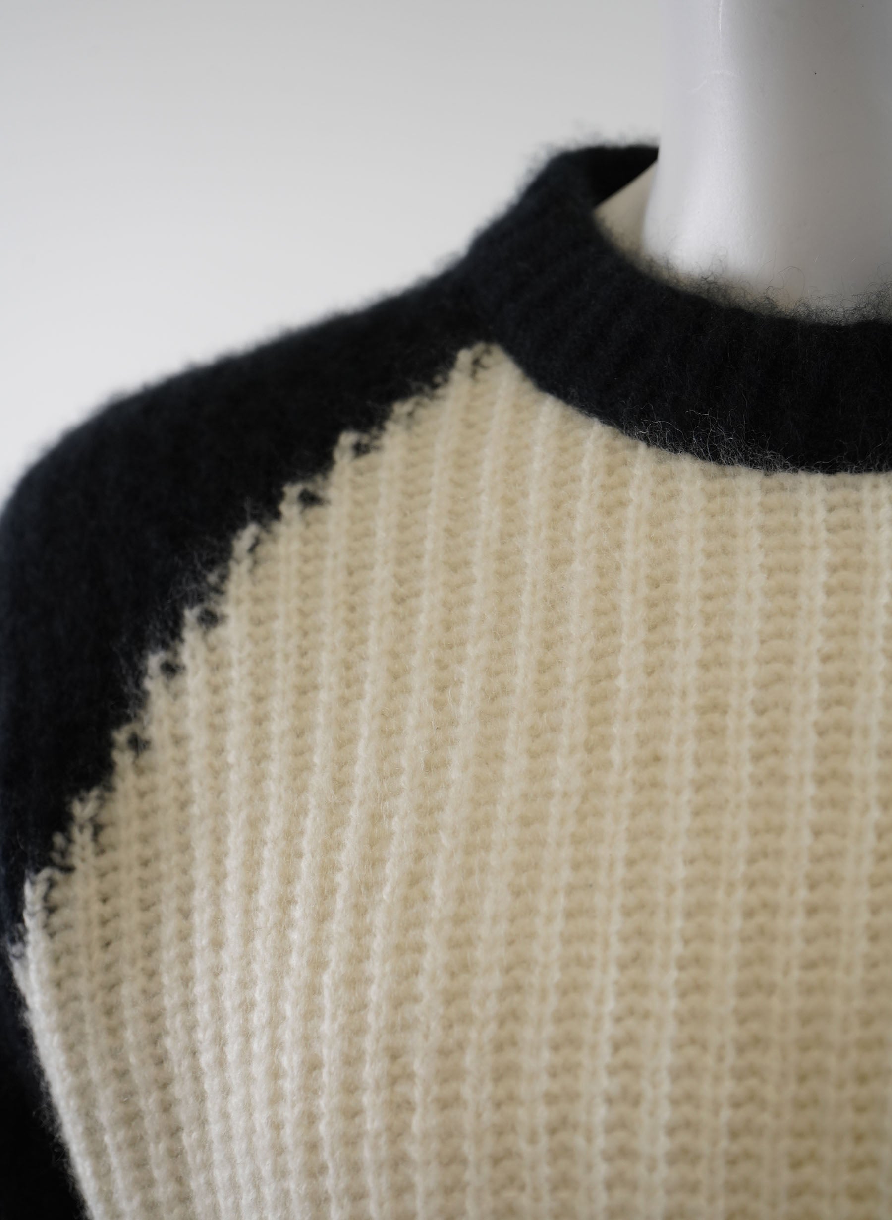 Pull Amiri en cachemire color block à col rond