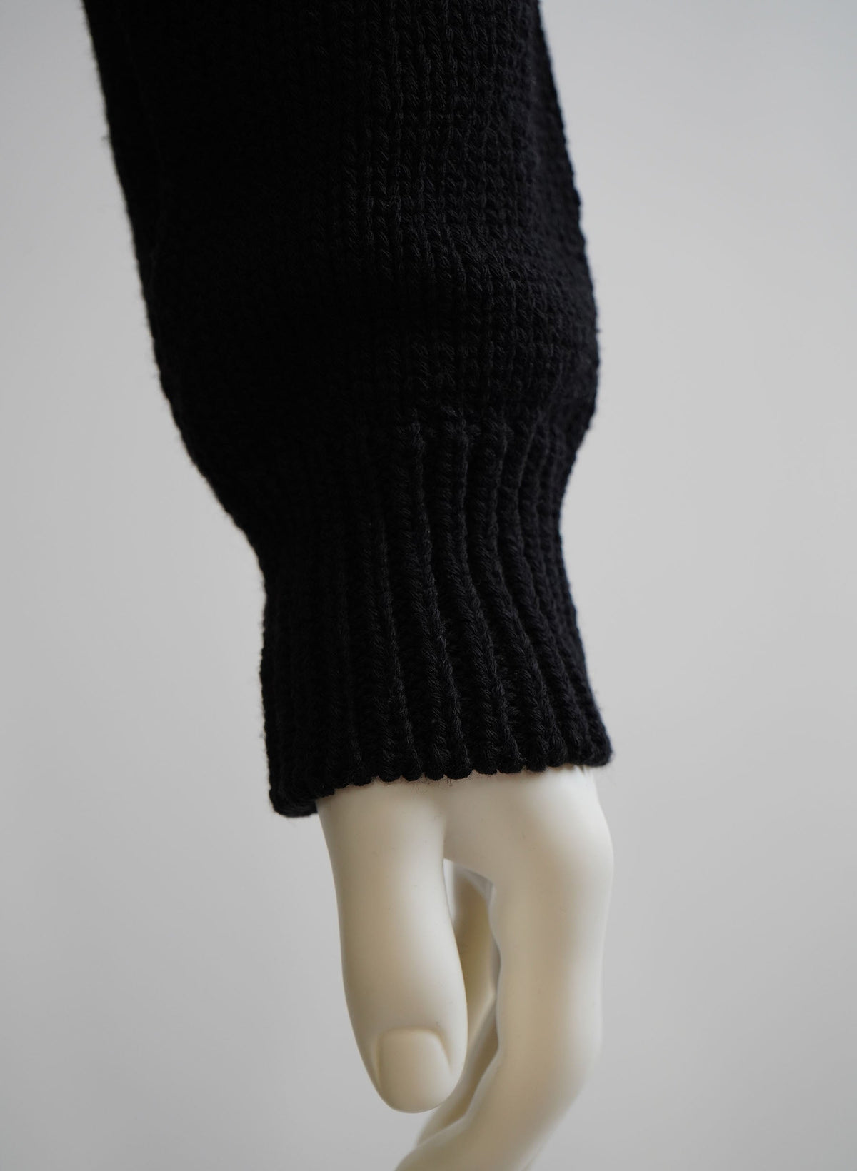 Pull Balmain à logo intarsia brossé
