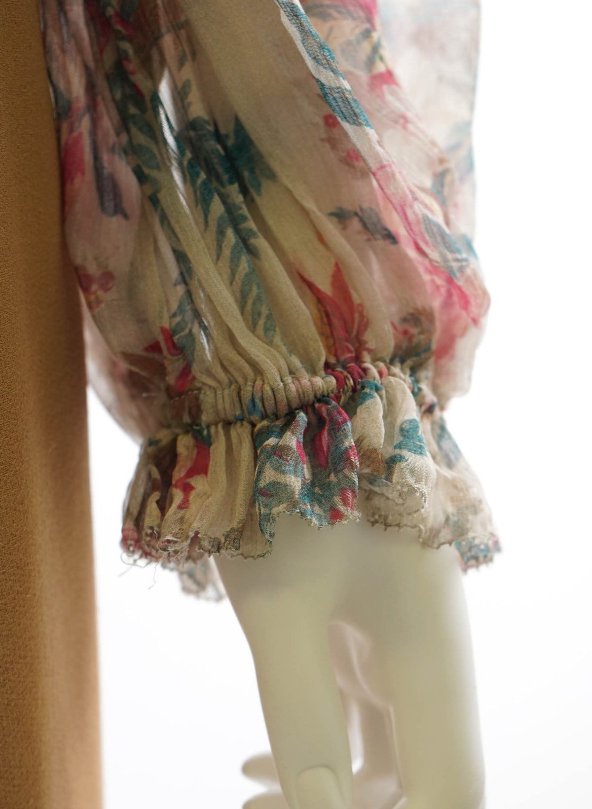 Blouse courte fleurie Zimmermann