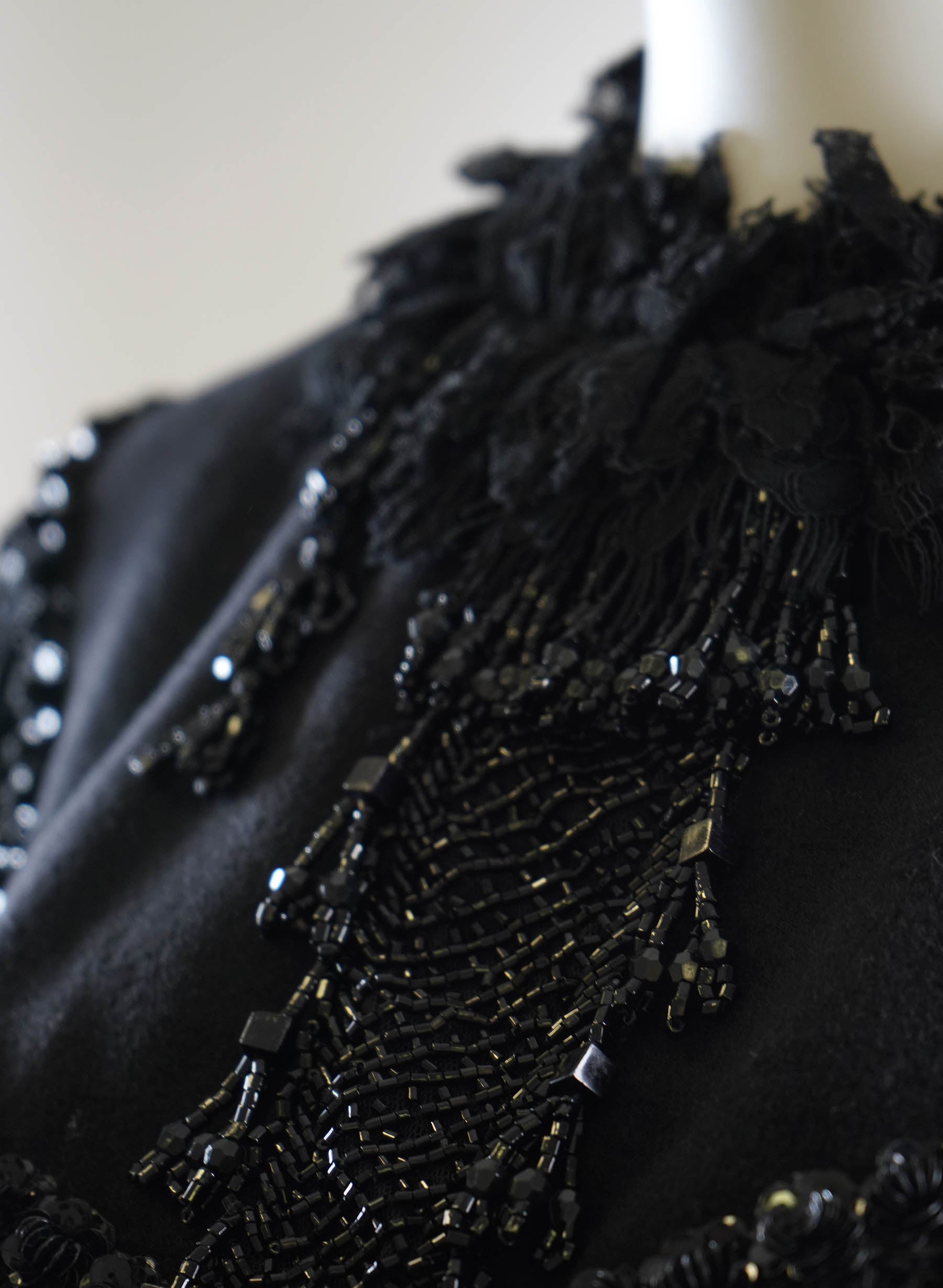 CO Embellished Lace Capelet