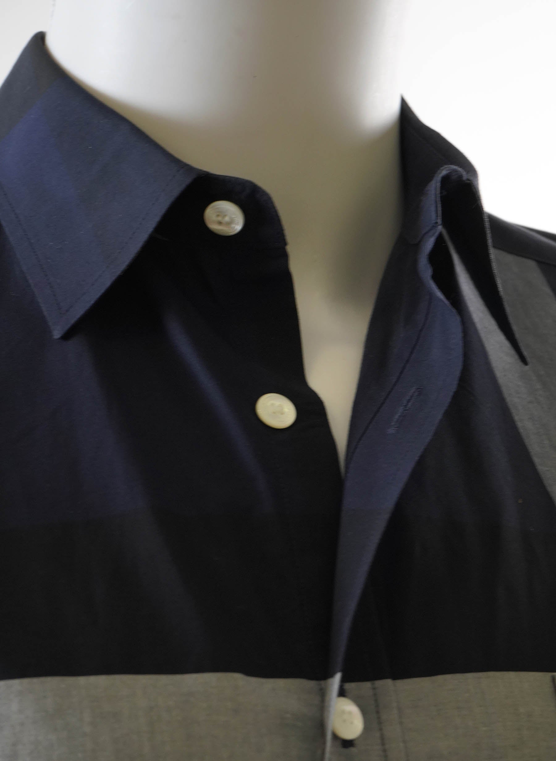 Chemise Burberry à carreaux en popeline de coton stretch