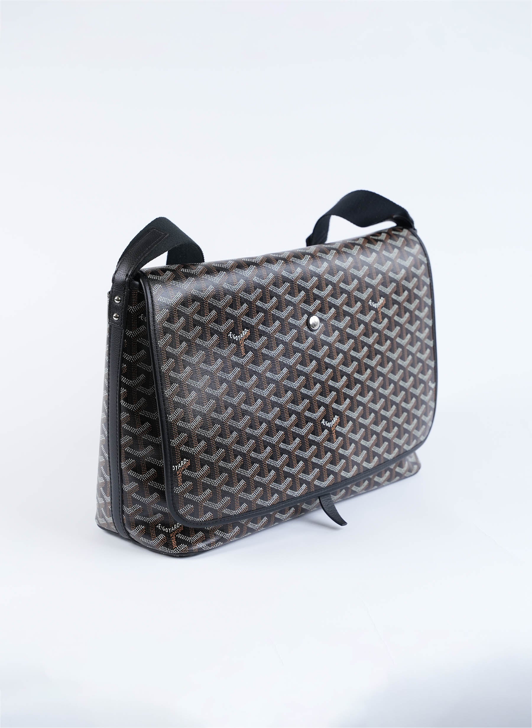 Goyard Goyardine Capetien Sac Messager Noir