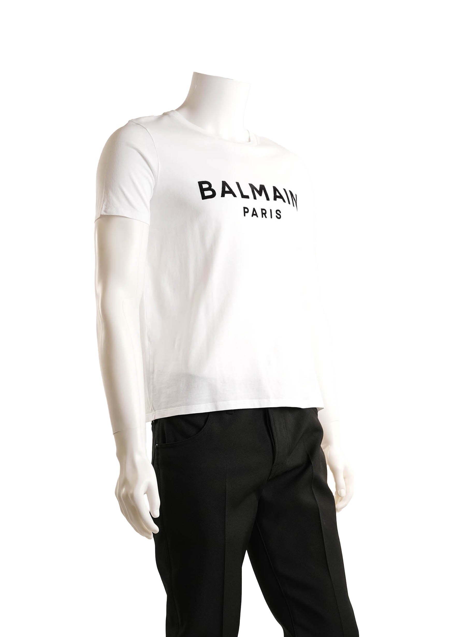 T-shirt Balmain en coton blanc