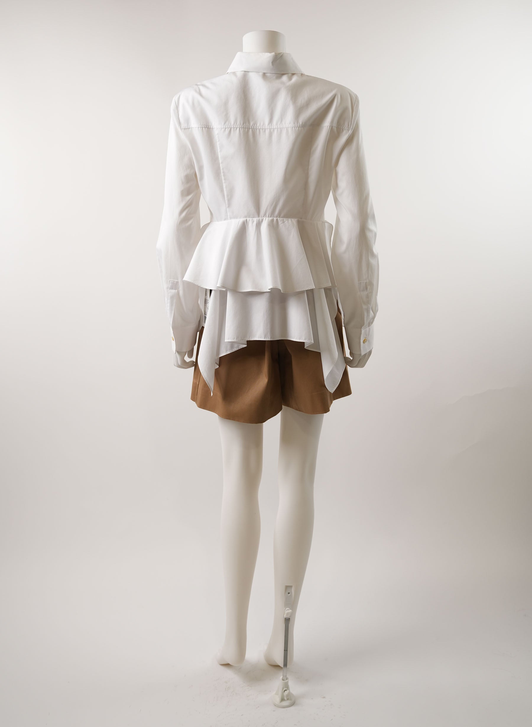 Chemise à manches longues boutonnée Alexander McQueen