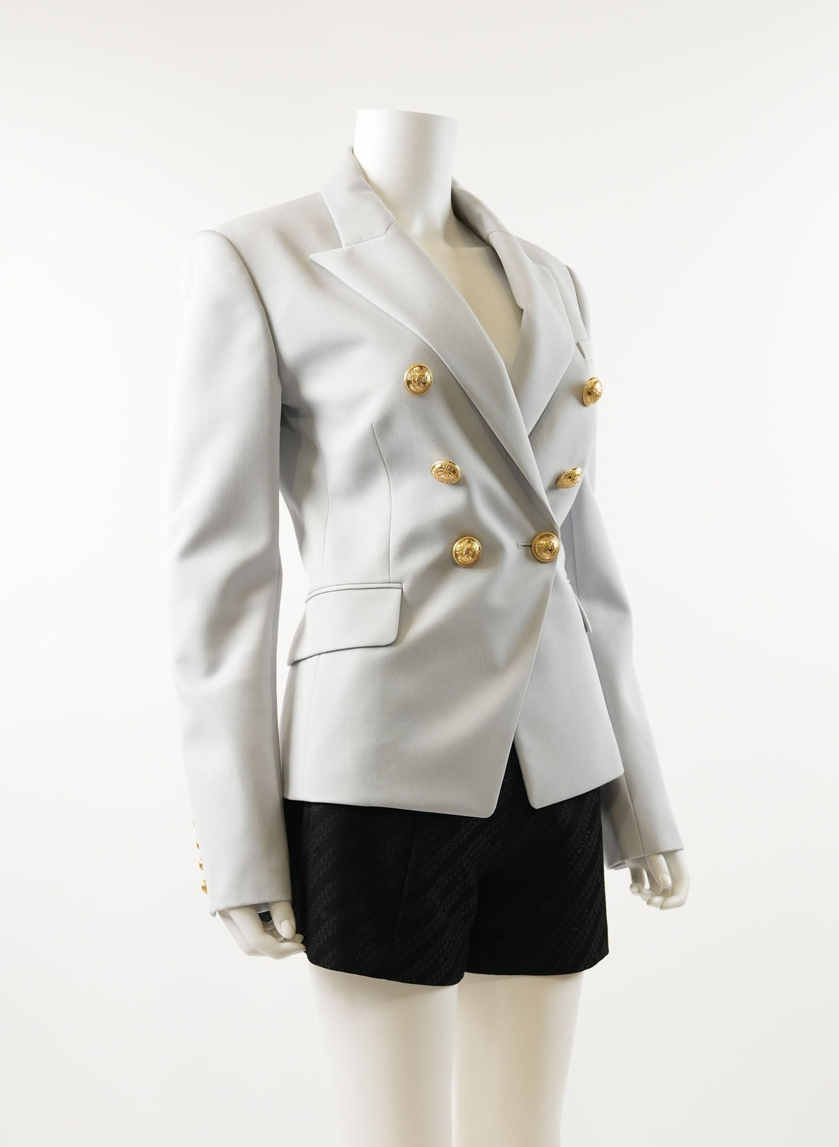 Blazer croisé en laine Balmain