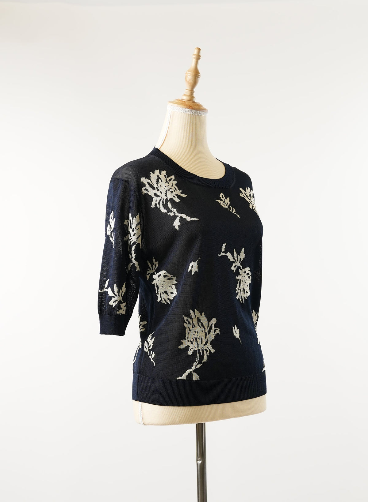 Haut en maille jacquard à fleurs Chloé