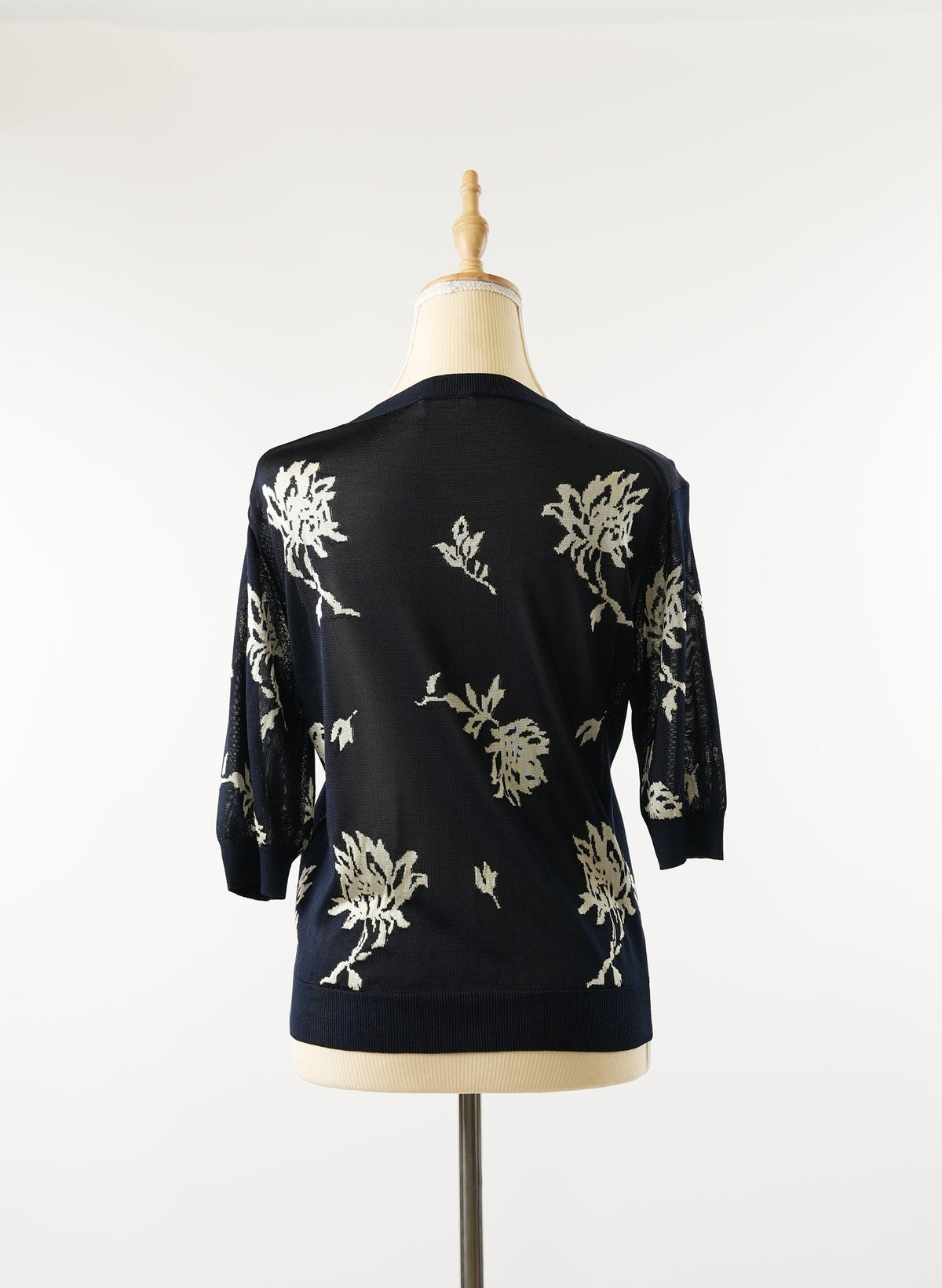 Haut en maille jacquard à fleurs Chloé