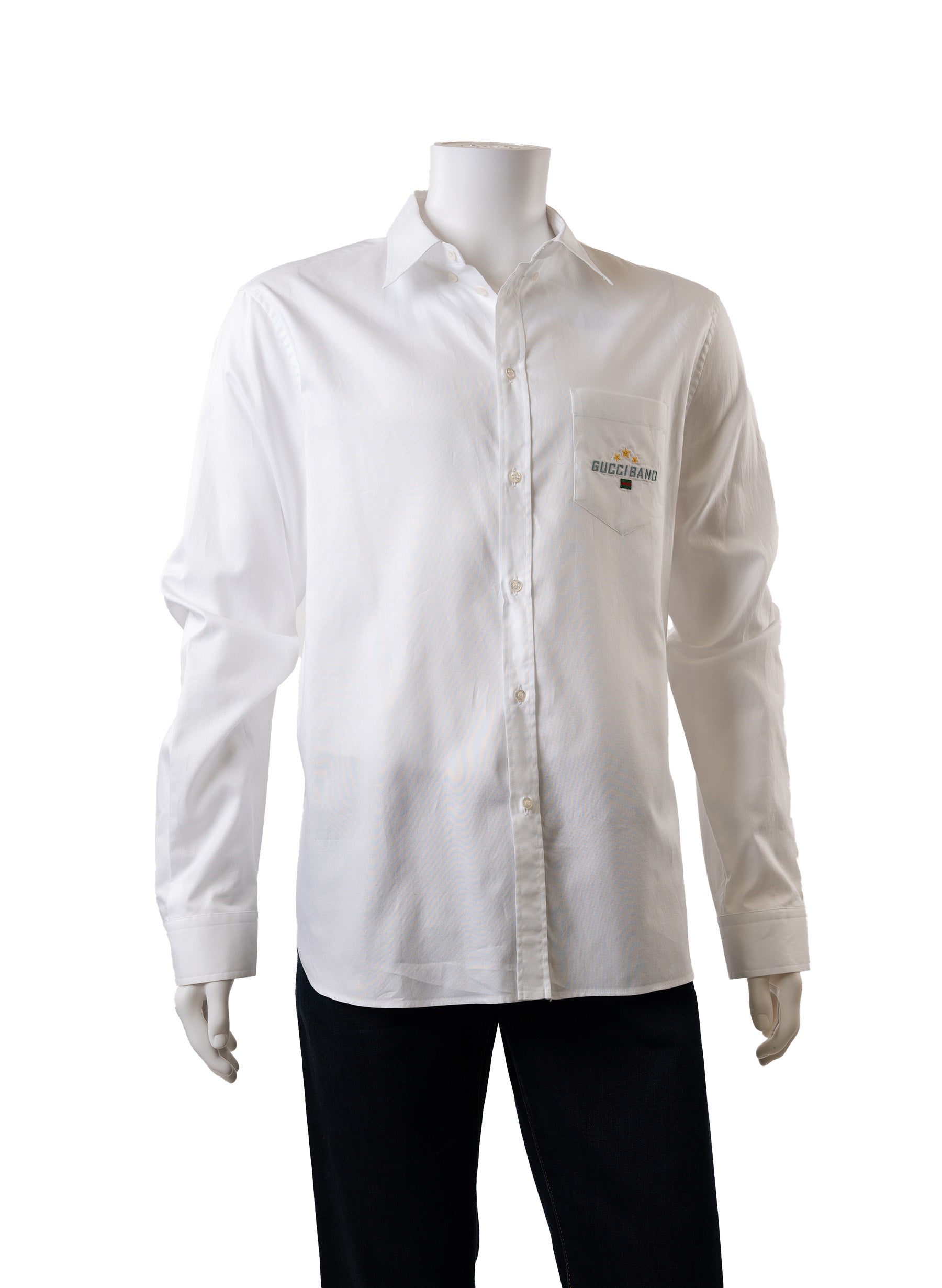 Chemise brodée Gucci