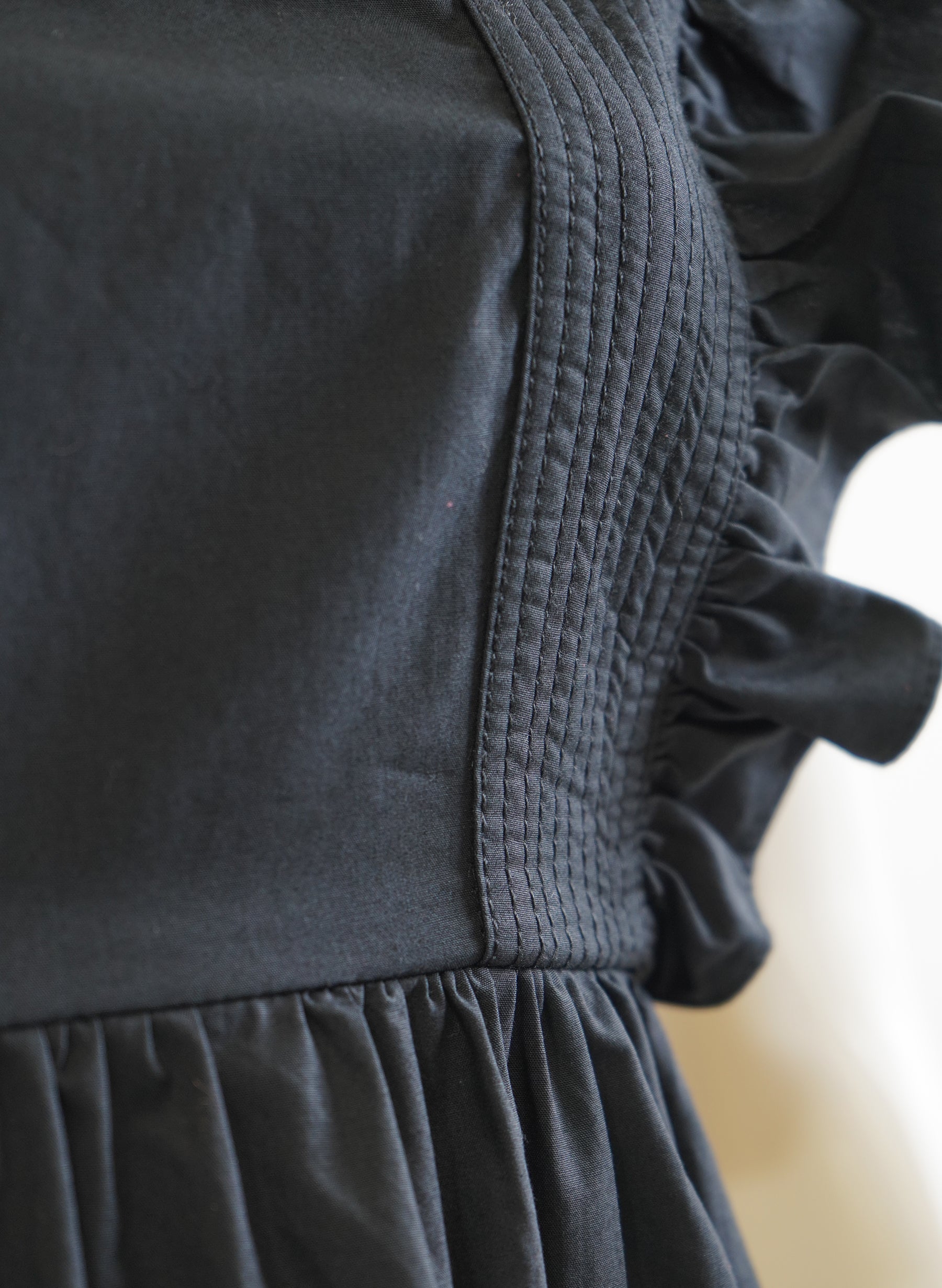 Robe midi en popeline Self Portrait