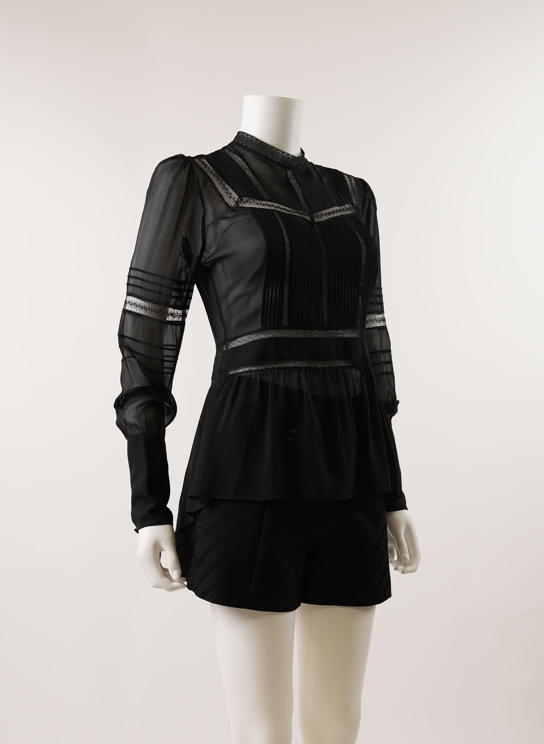 Blouse victorienne en dentelle Veronica Beard Lakewood