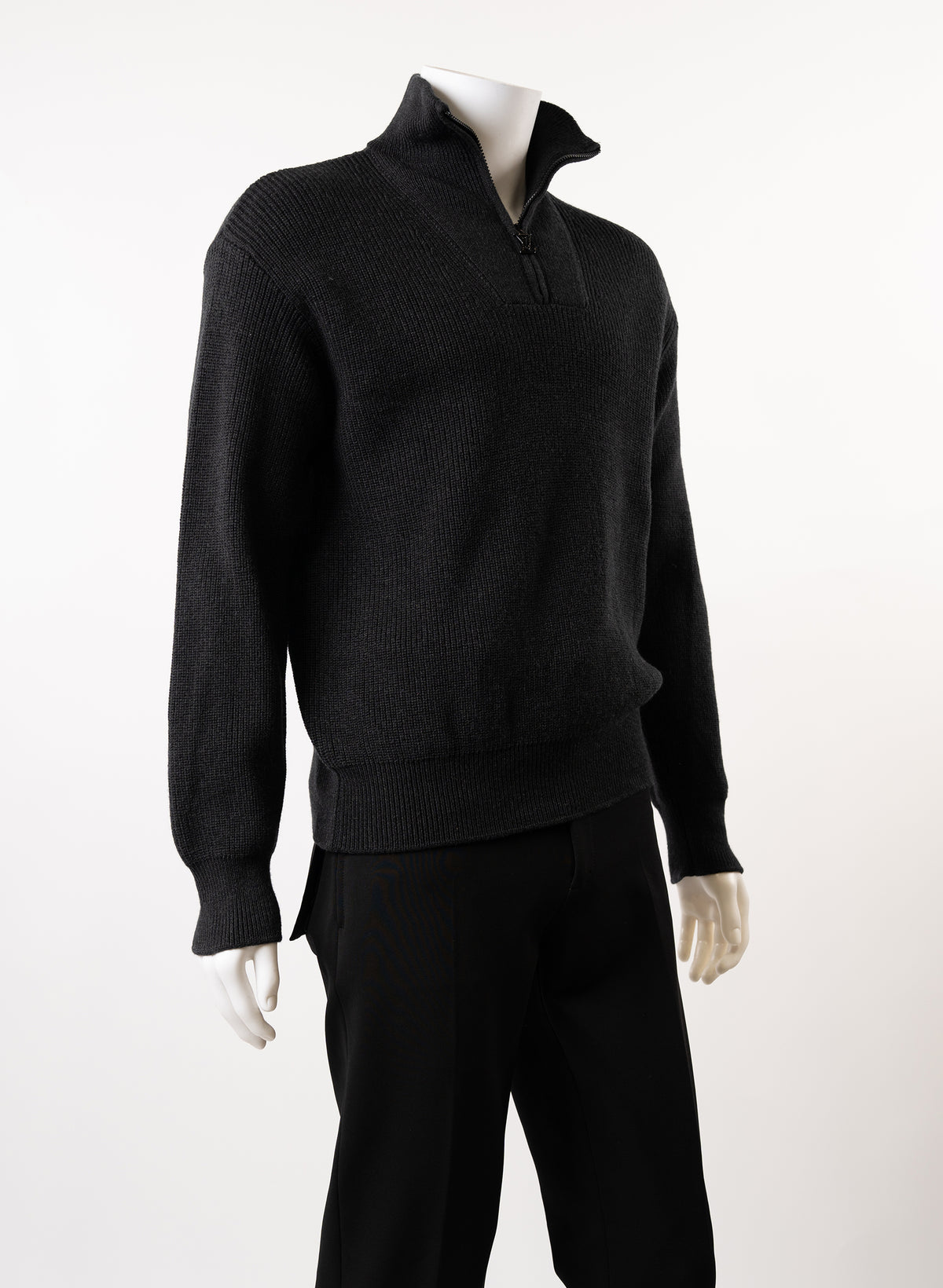 Pull en laine à demi-zip Louis Vuitton