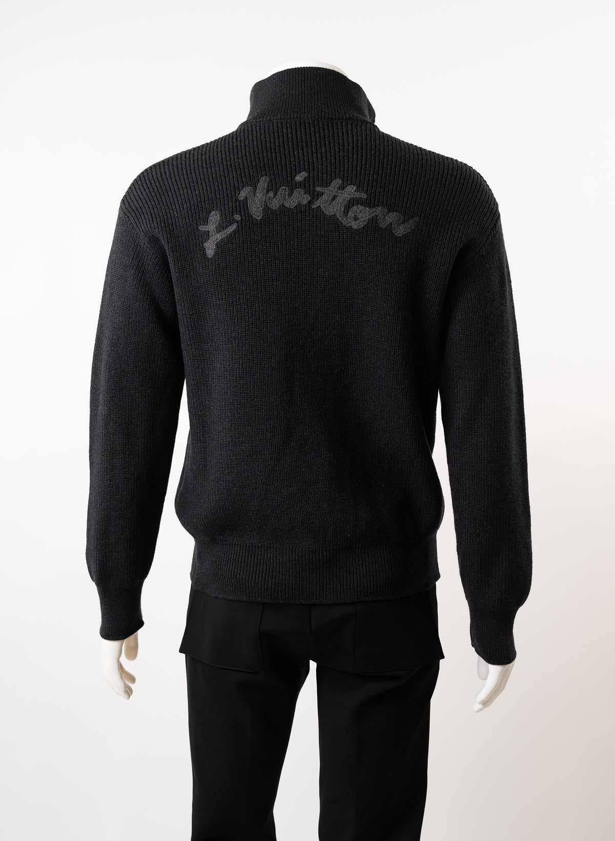 Pull en laine à demi-zip Louis Vuitton