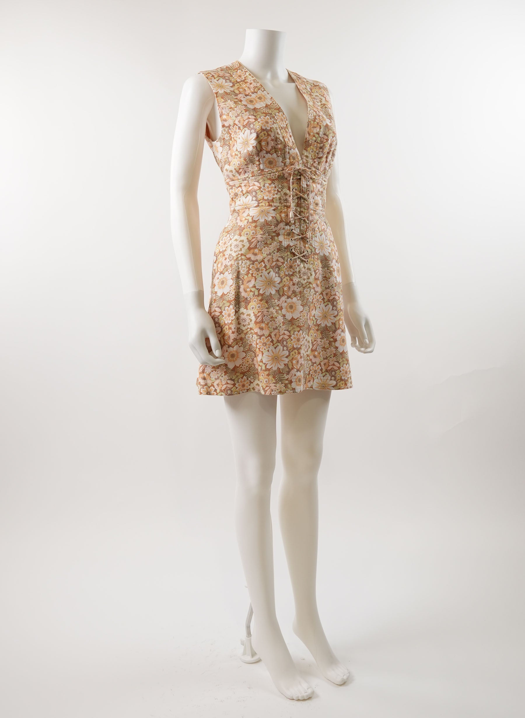 Robe courte à imprimé floral Zimmermann