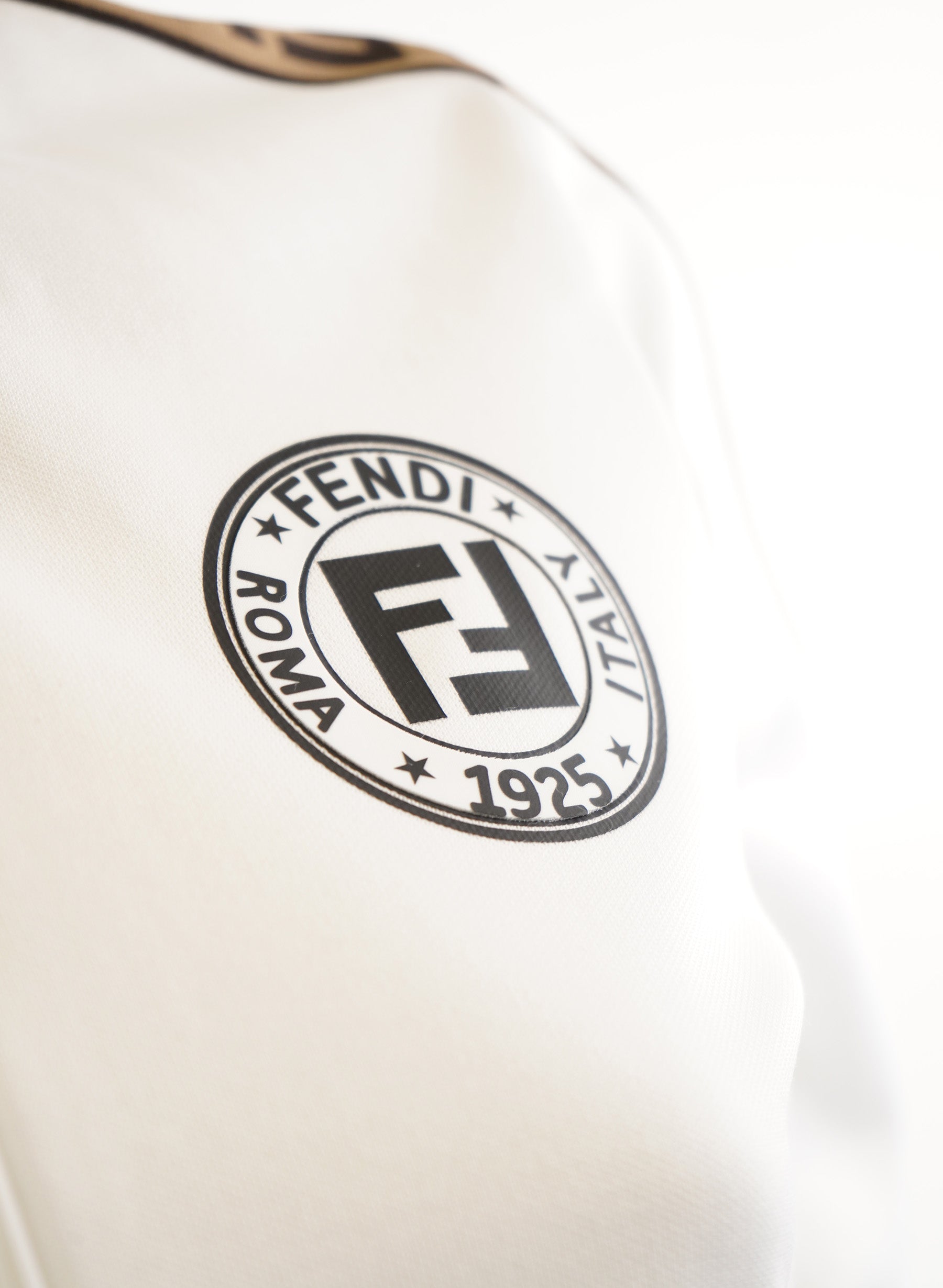 Fendi White Cotton Logo Tracksuit